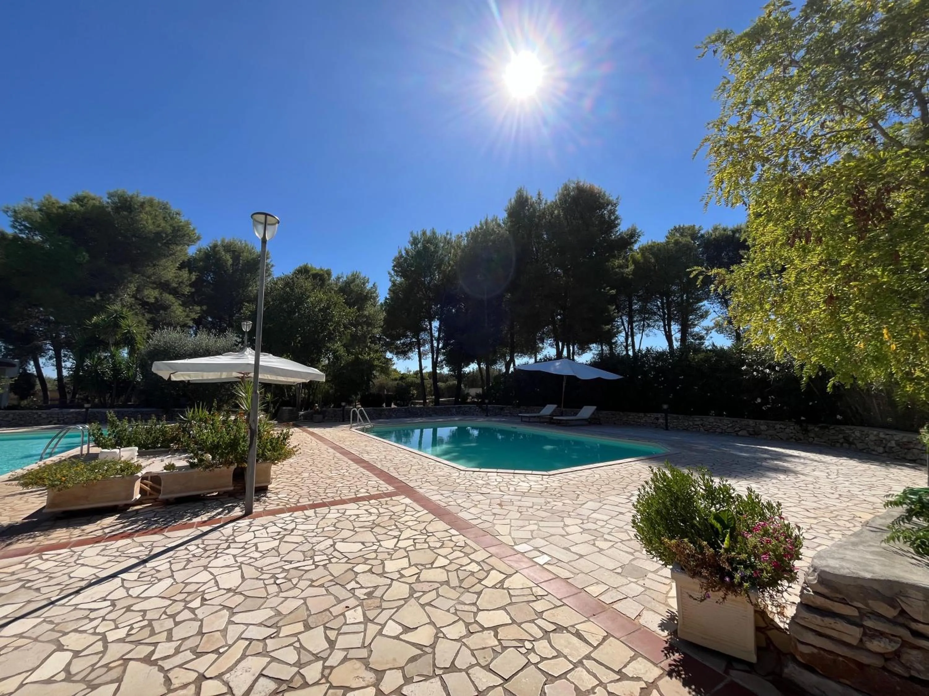 Swimming pool in Casette Masseria La Camardia