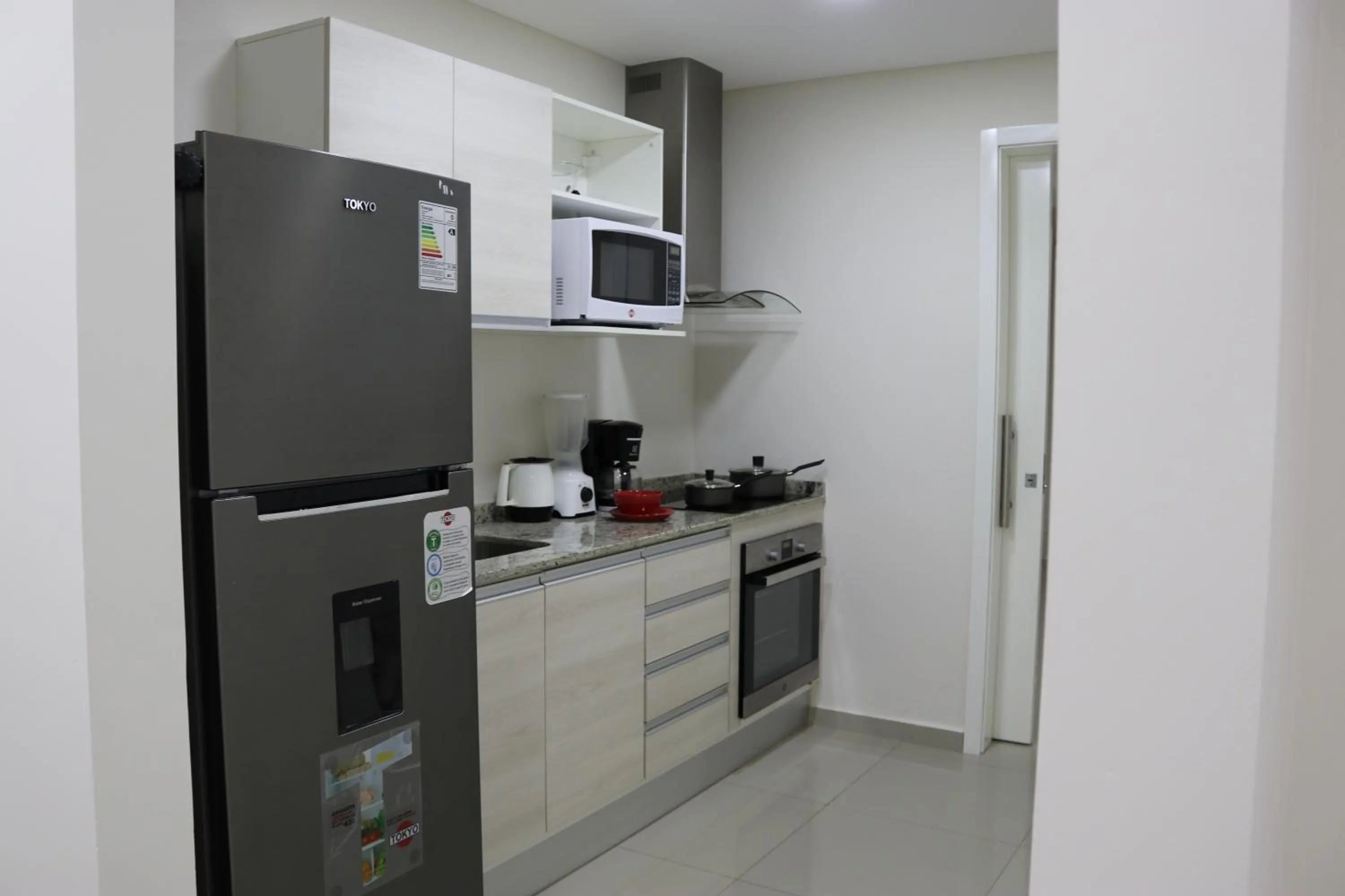 Kitchen or kitchenette in START Villa Morra Rent Apartments
