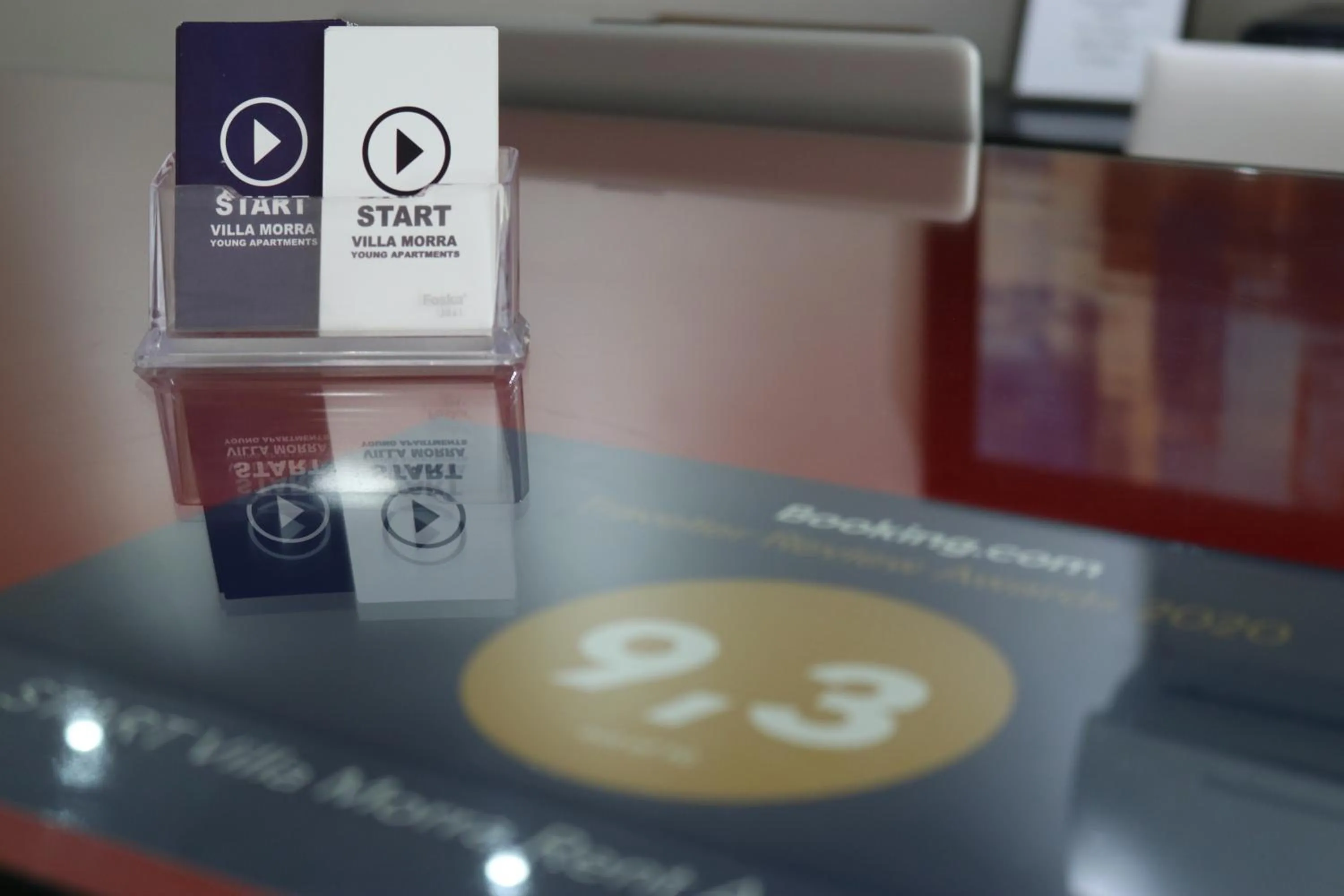 Logo/Certificate/Sign in START Villa Morra Rent Apartments