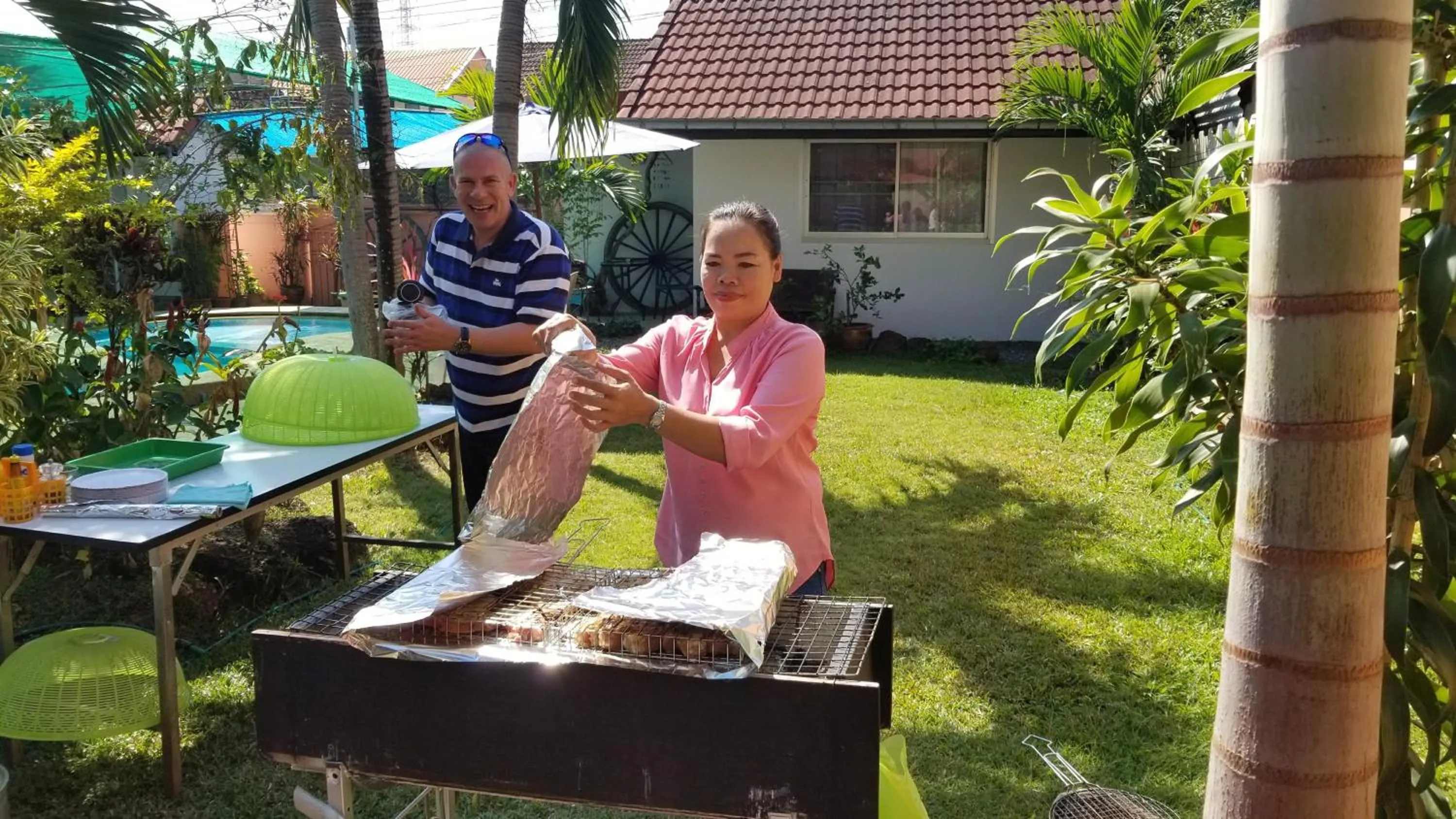 BBQ facilities in Bamboo Garden