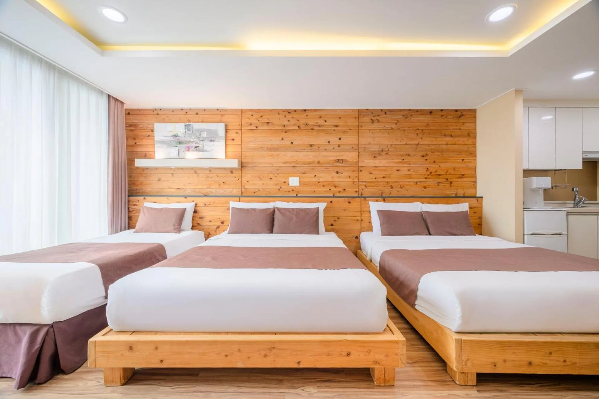 Bed in Jeju M Resort