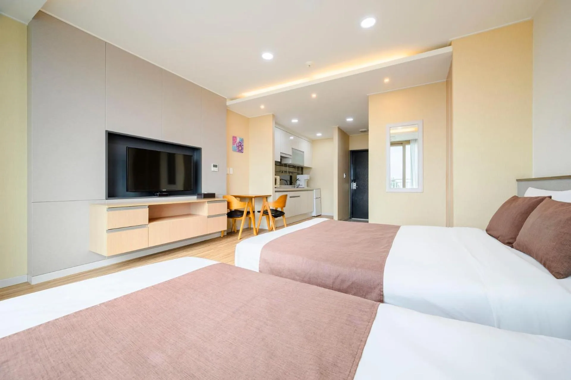 Bed in Jeju M Resort