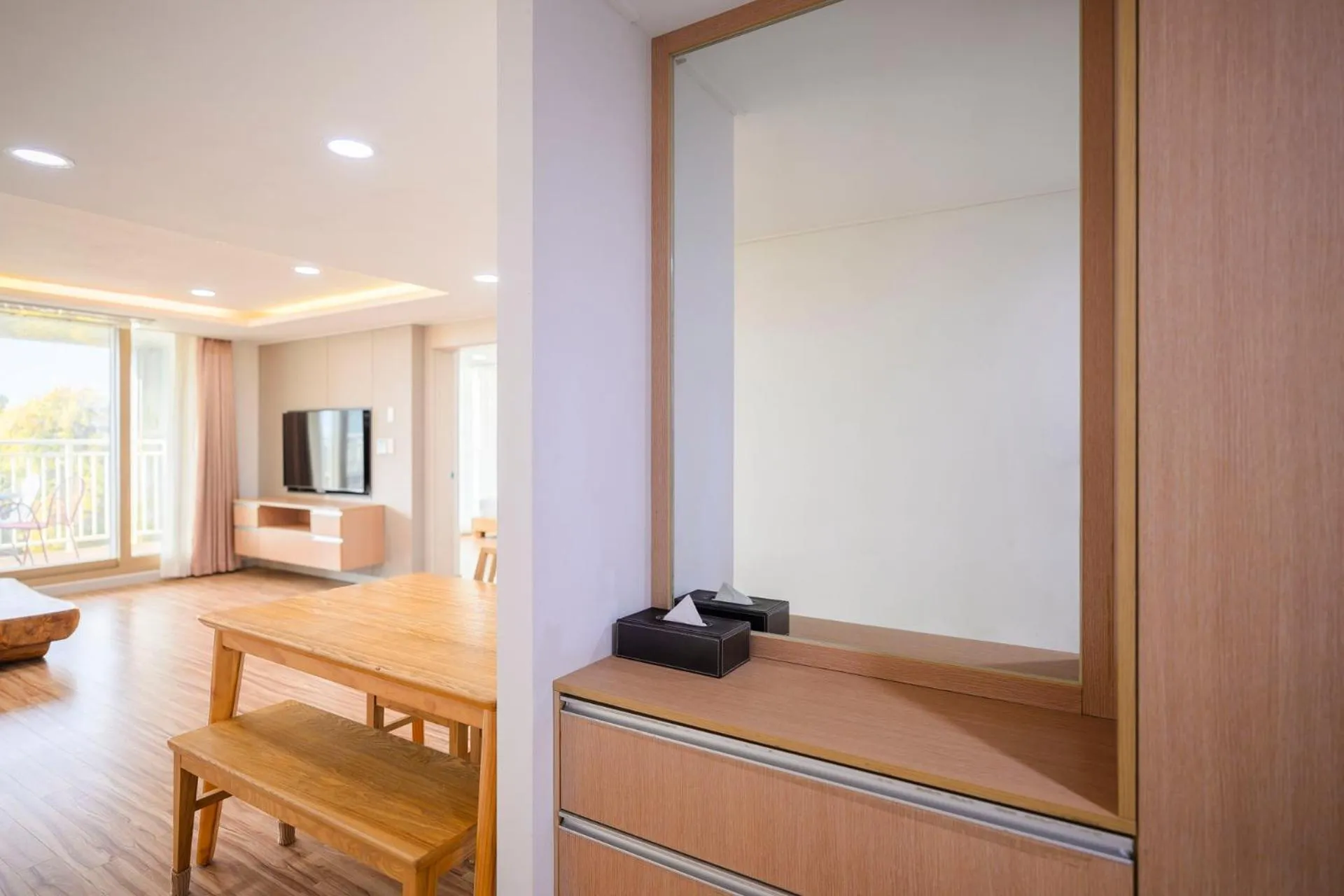 Living room in Jeju M Resort