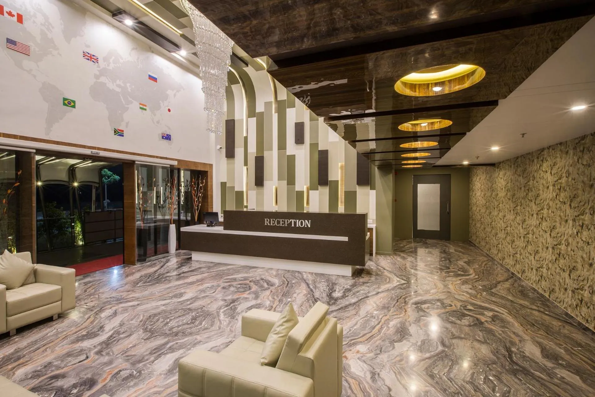 Lobby or reception in Prominent Corporate Residency