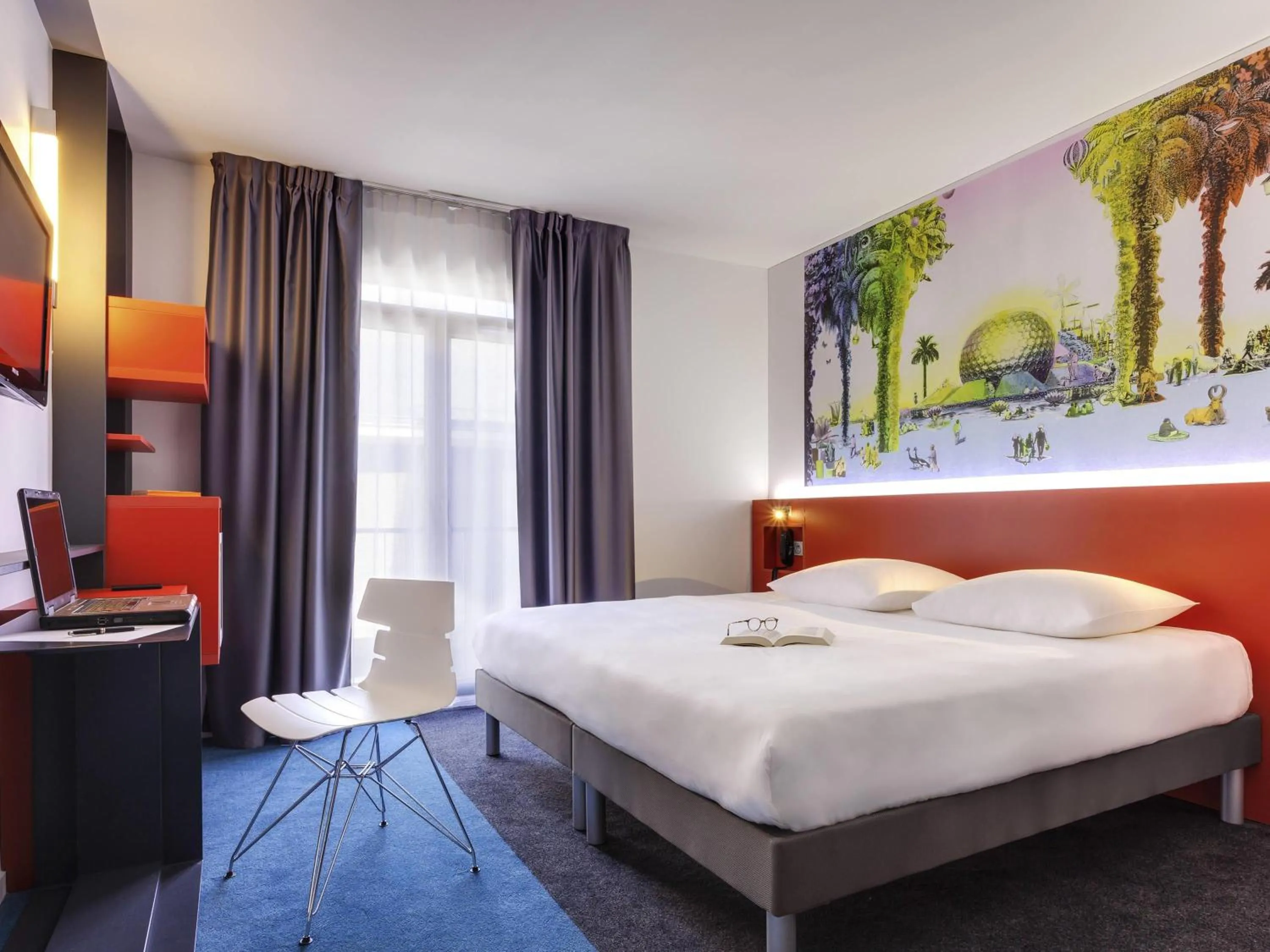 Bedroom, Bed in ibis Styles Nantes Centre Gare