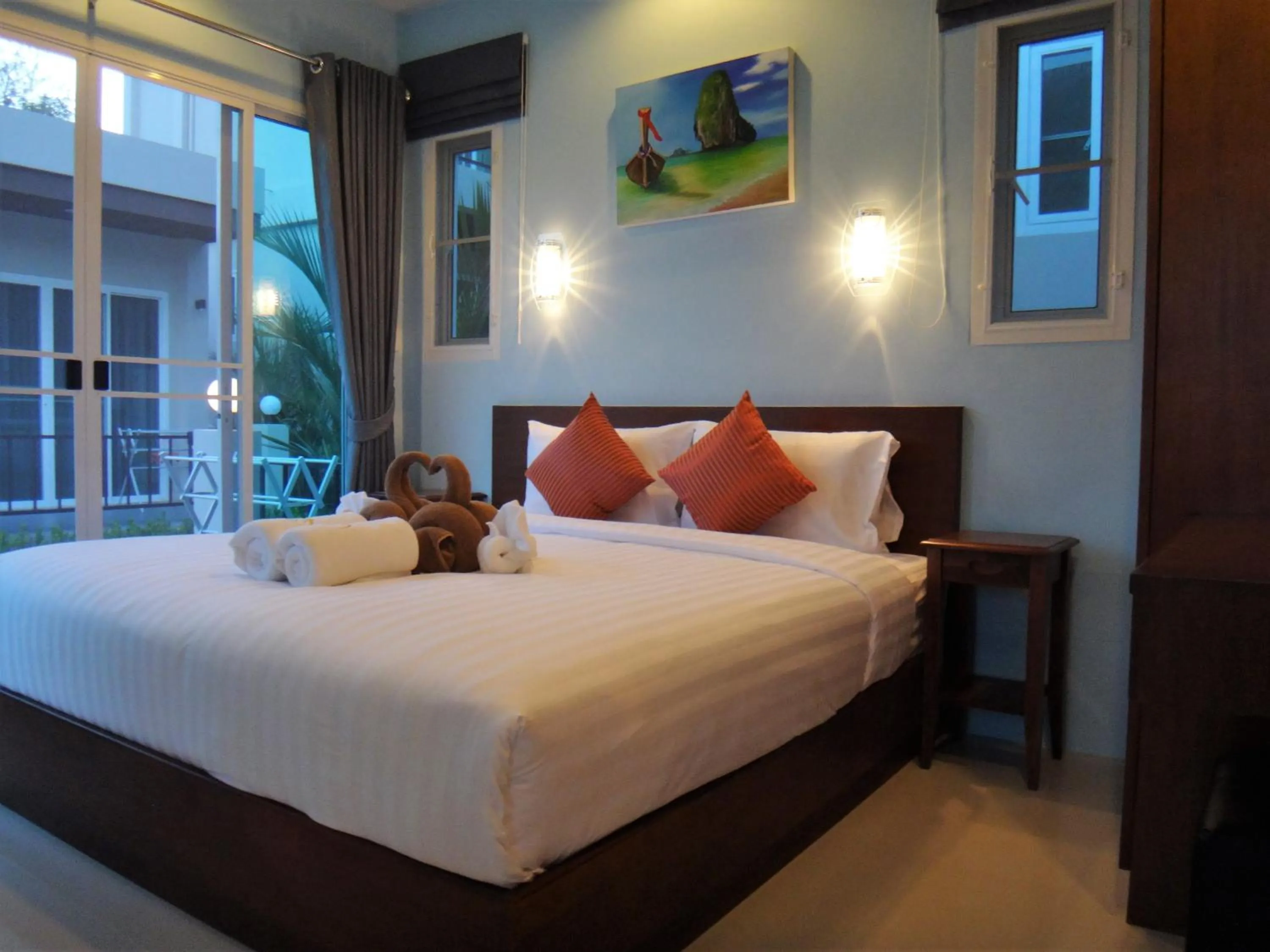 Bed in Thuan Resort