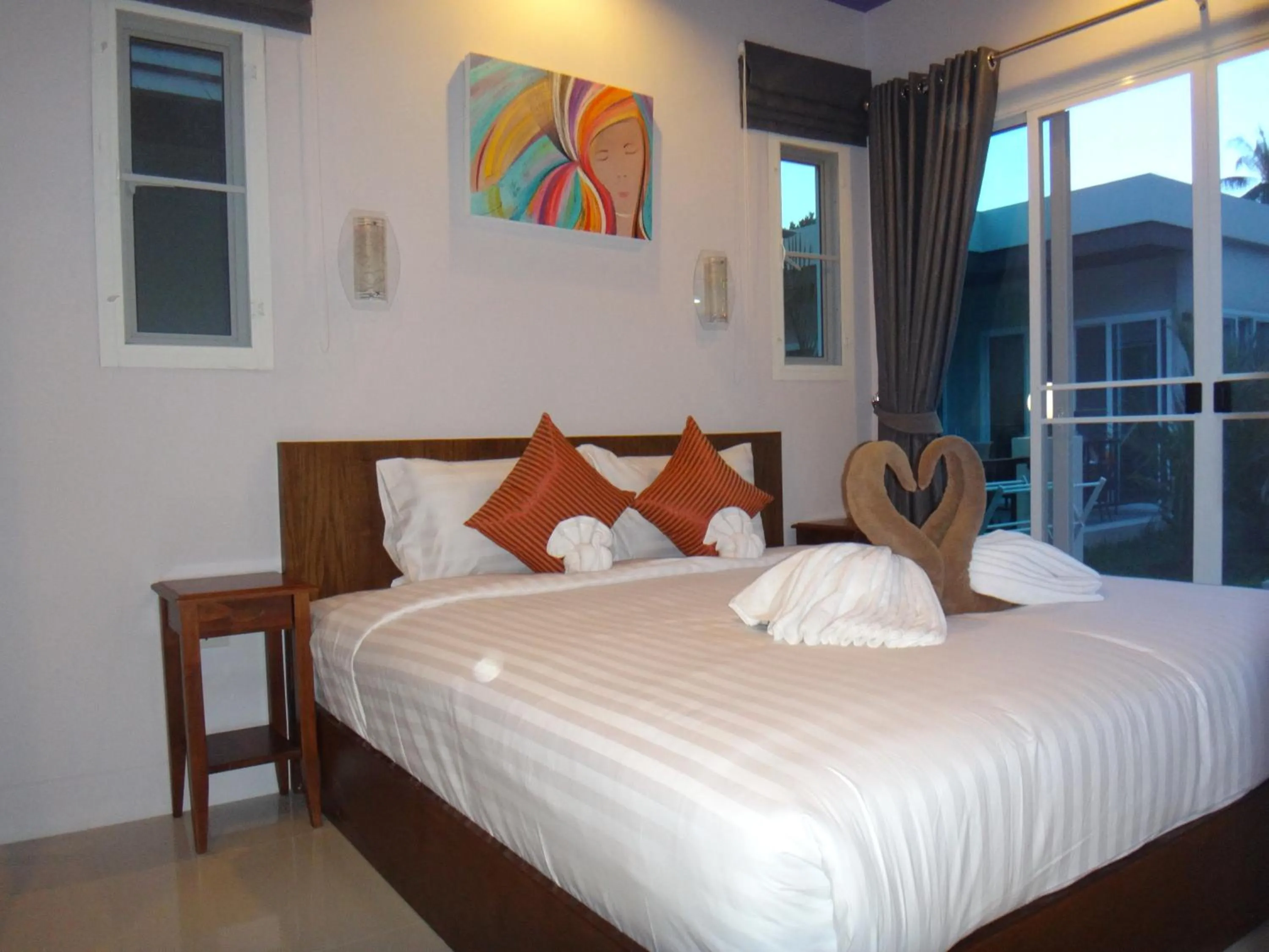 Bed in Thuan Resort