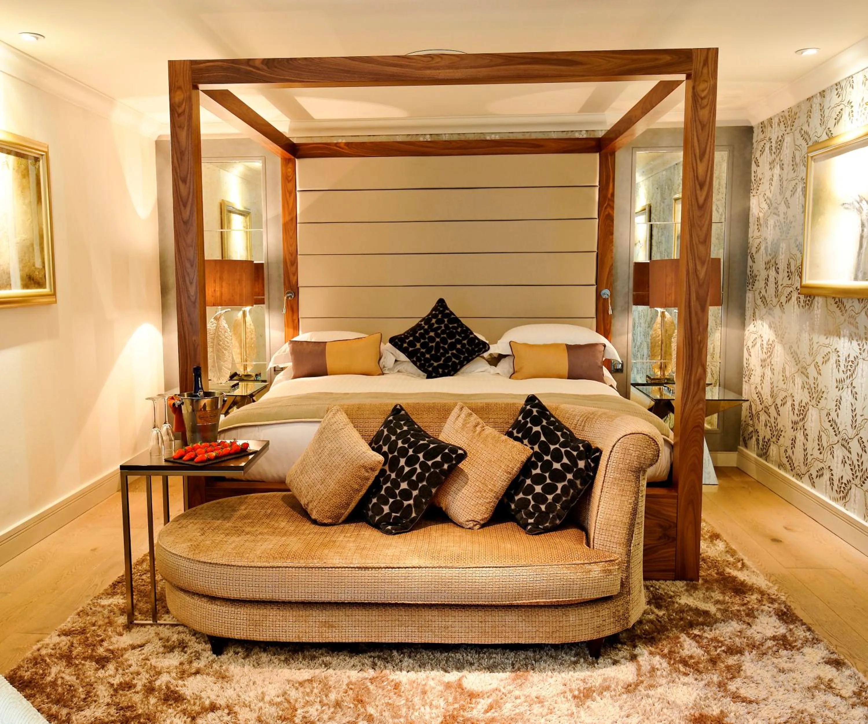 Bed in Grosvenor Pulford Hotel & Spa