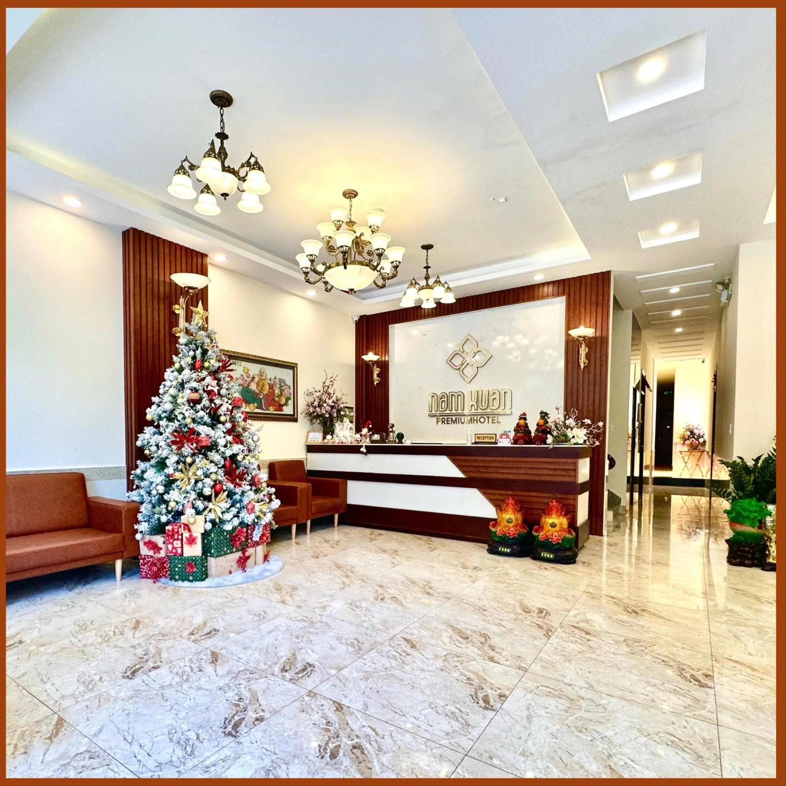 Lobby or reception in Nam Xuan Premium Hotel