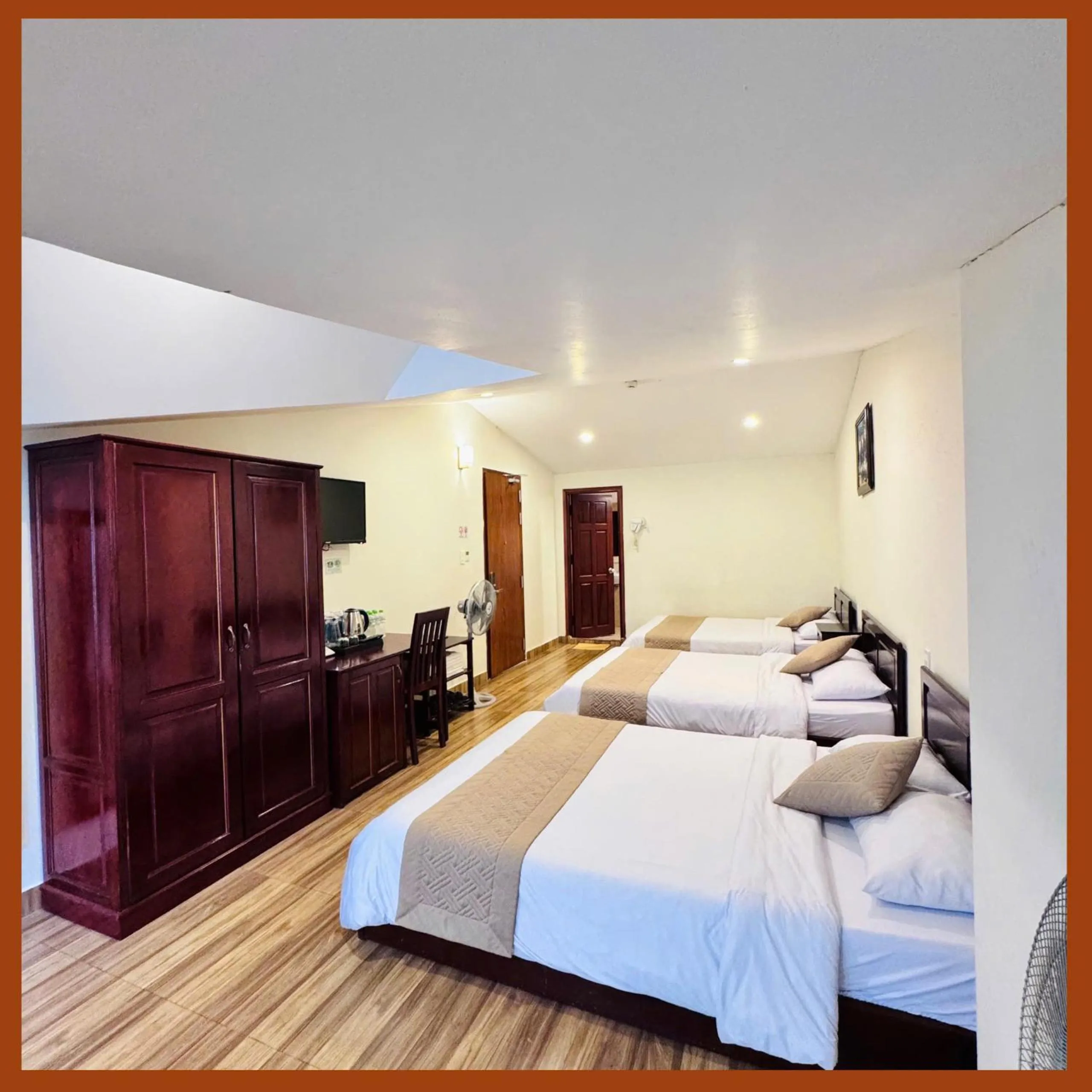 Bed in Nam Xuan Premium Hotel