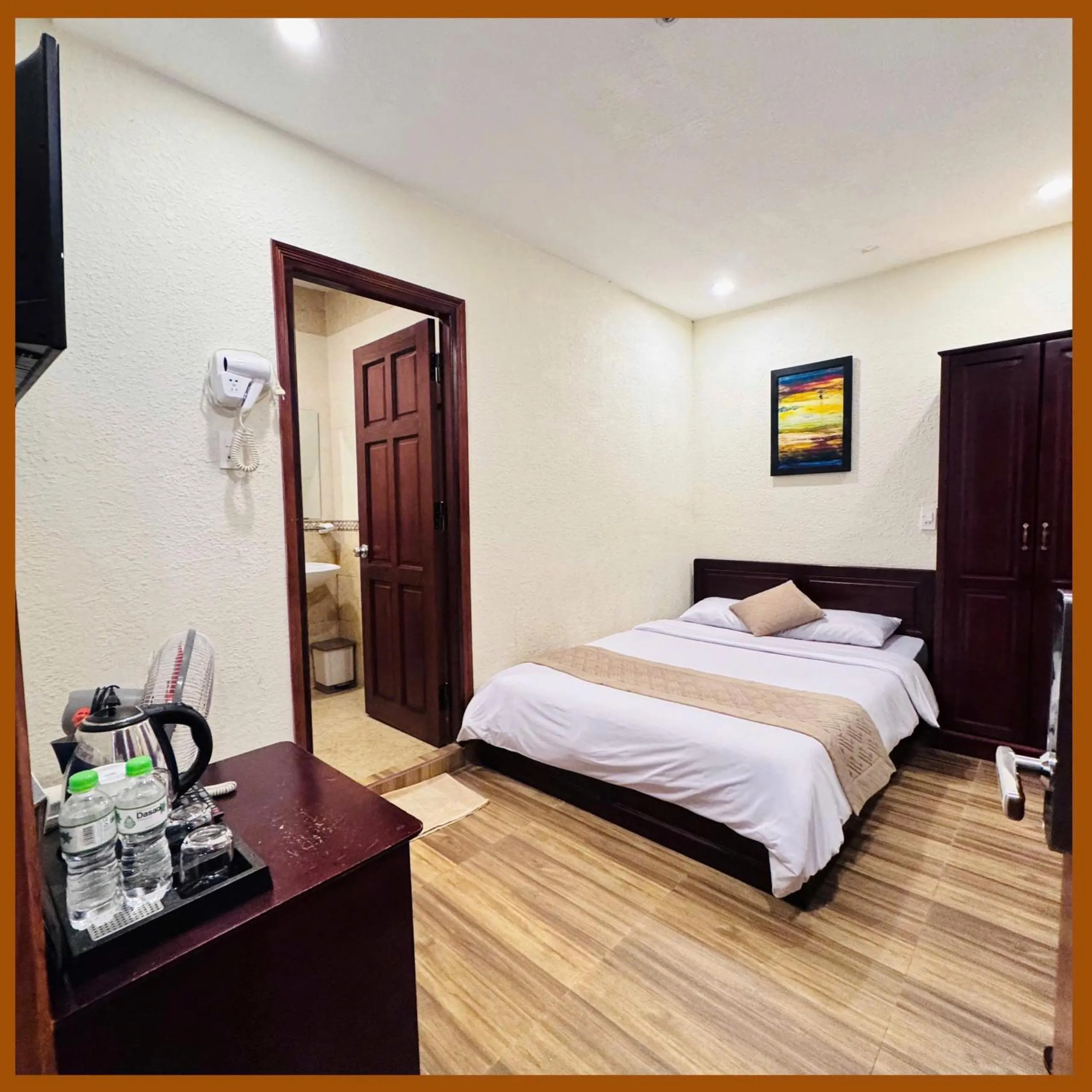 Bed in Nam Xuan Premium Hotel