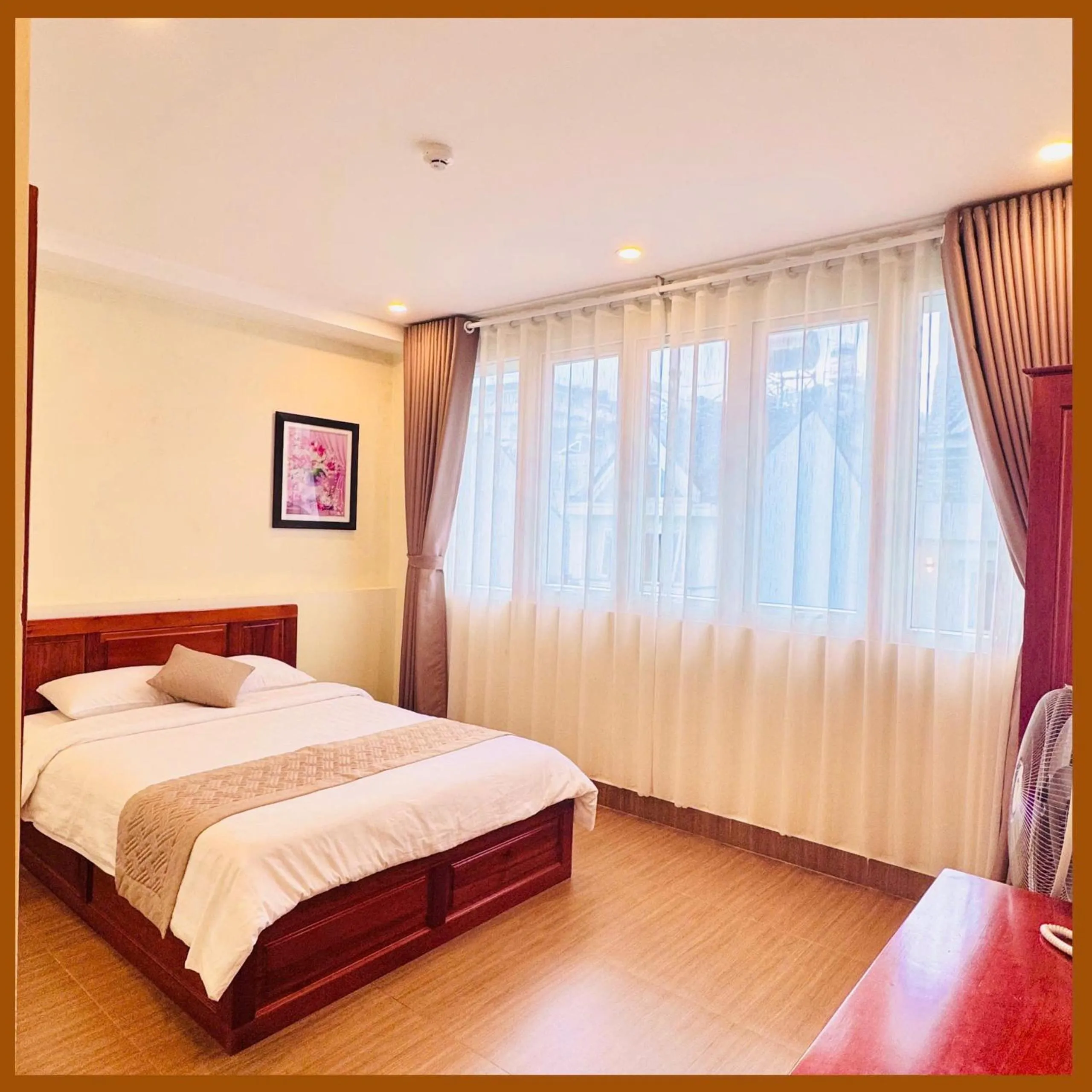 Bed in Nam Xuan Premium Hotel