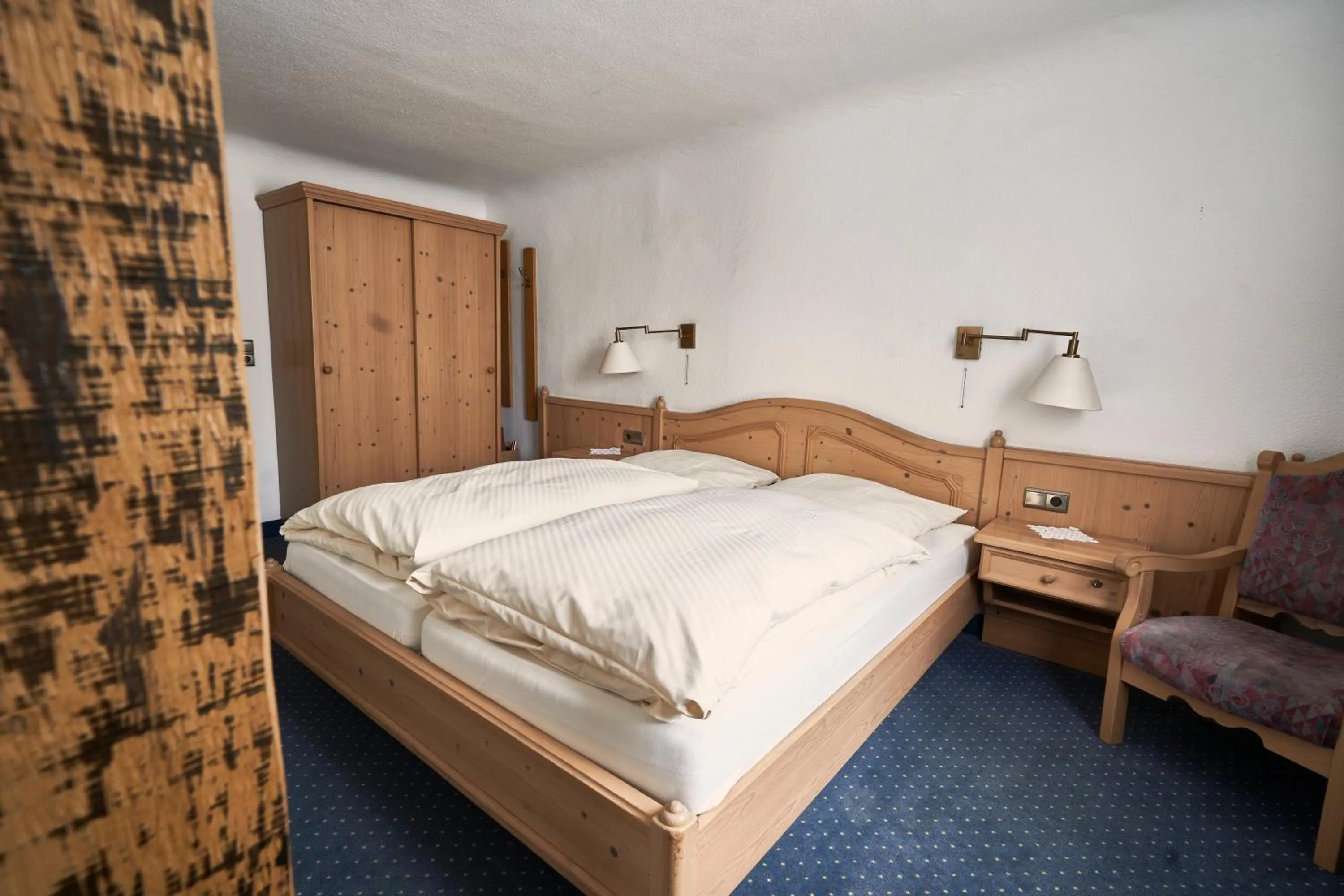 Photo of the whole room, Bed in Gästehaus Korf