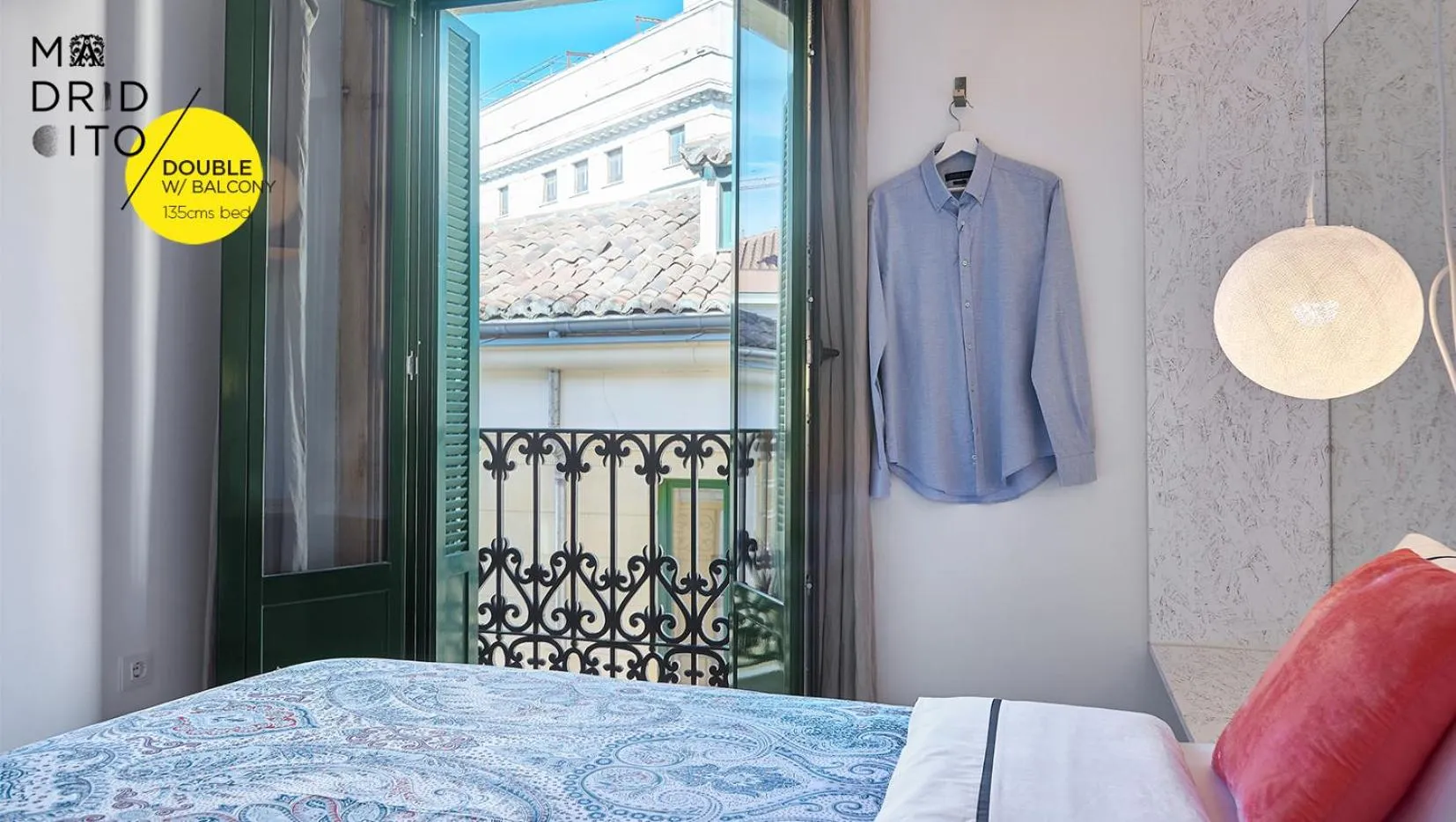 Balcony/Terrace, Bed in Madridcito