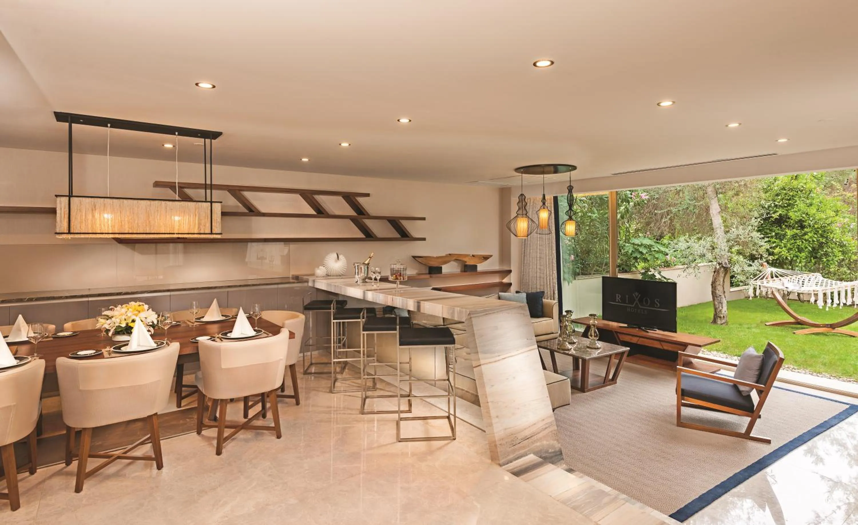 Living room in Club Prive By Rixos Belek