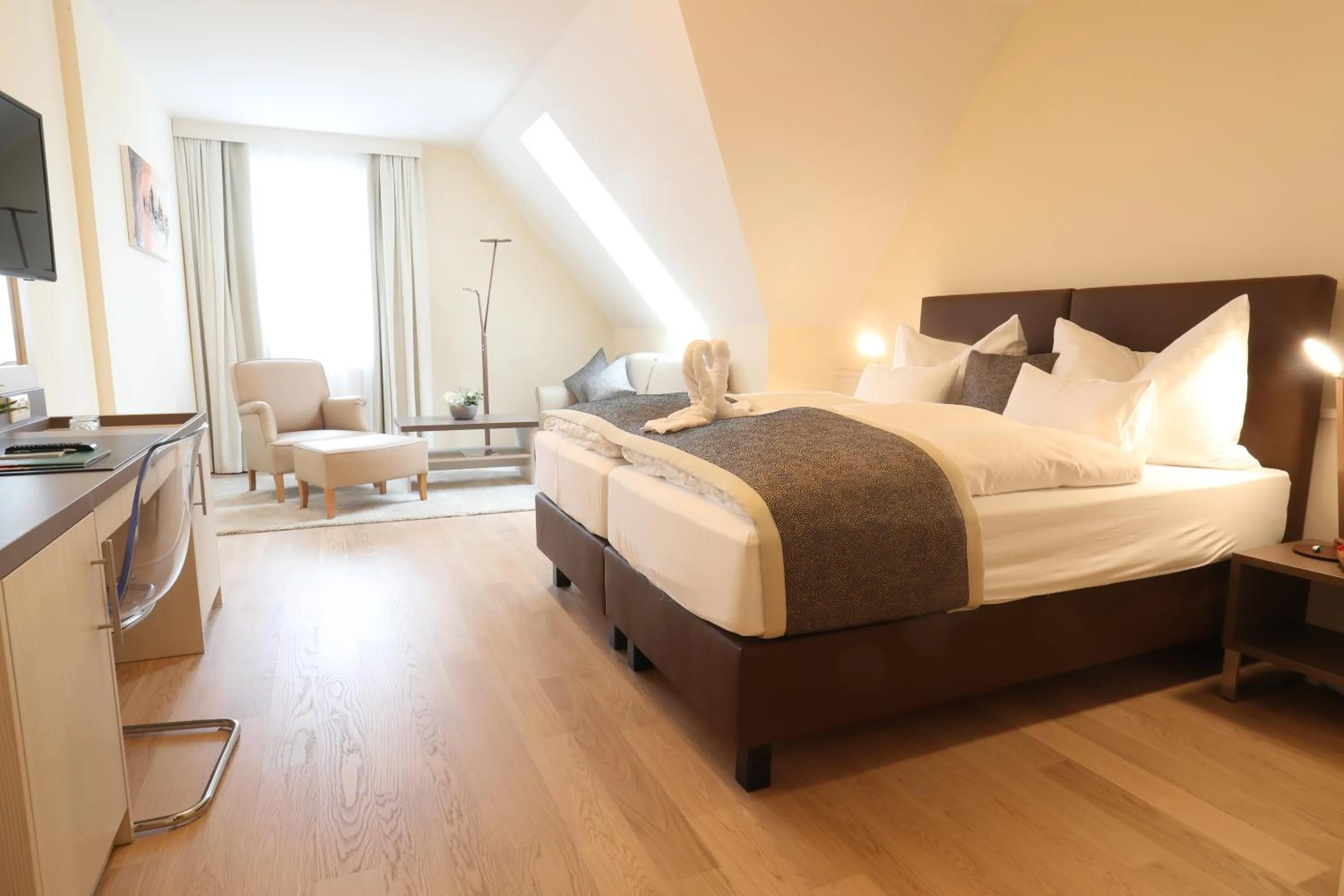 Photo of the whole room, Bed in Sorgerhof