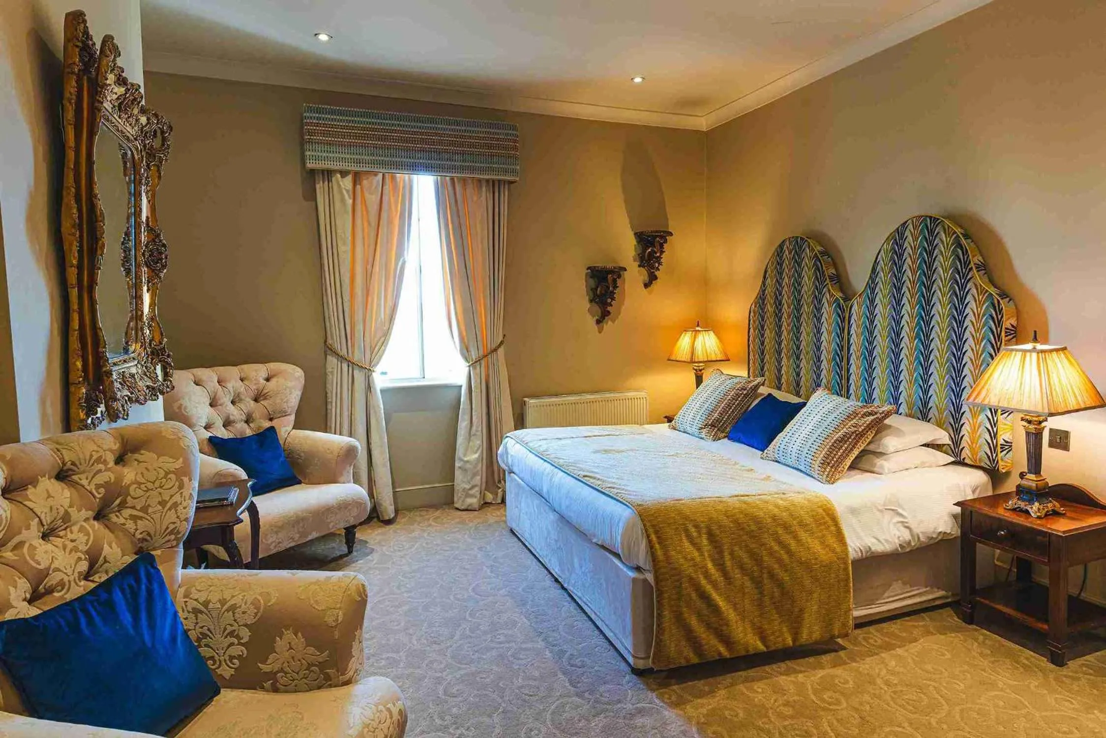 Bed in Ye Olde Bell Hotel & Spa