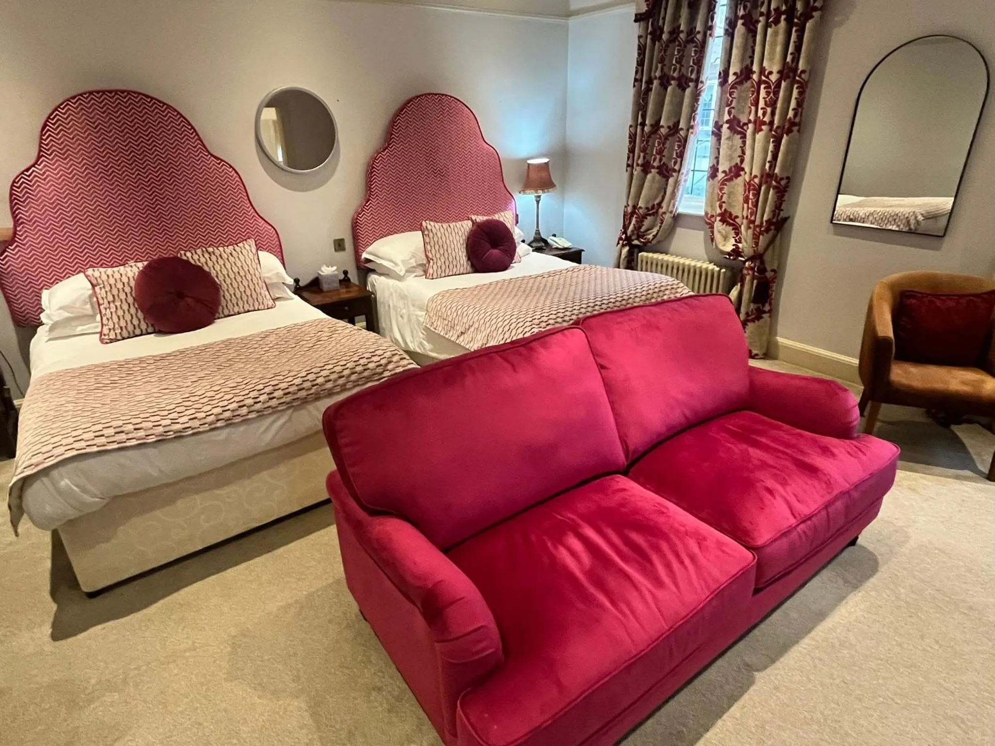 Bed in Ye Olde Bell Hotel & Spa