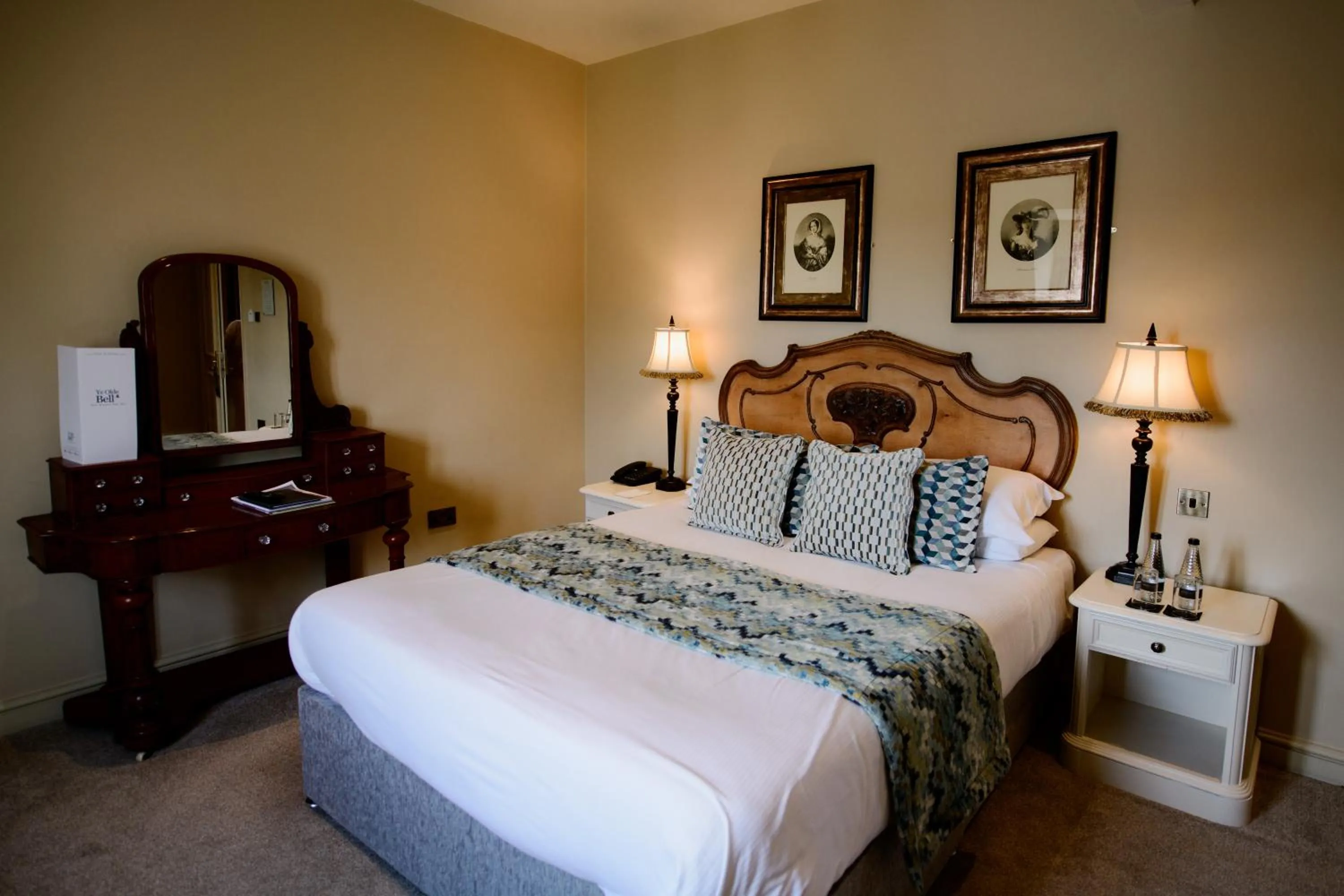 Bed in Ye Olde Bell Hotel & Spa