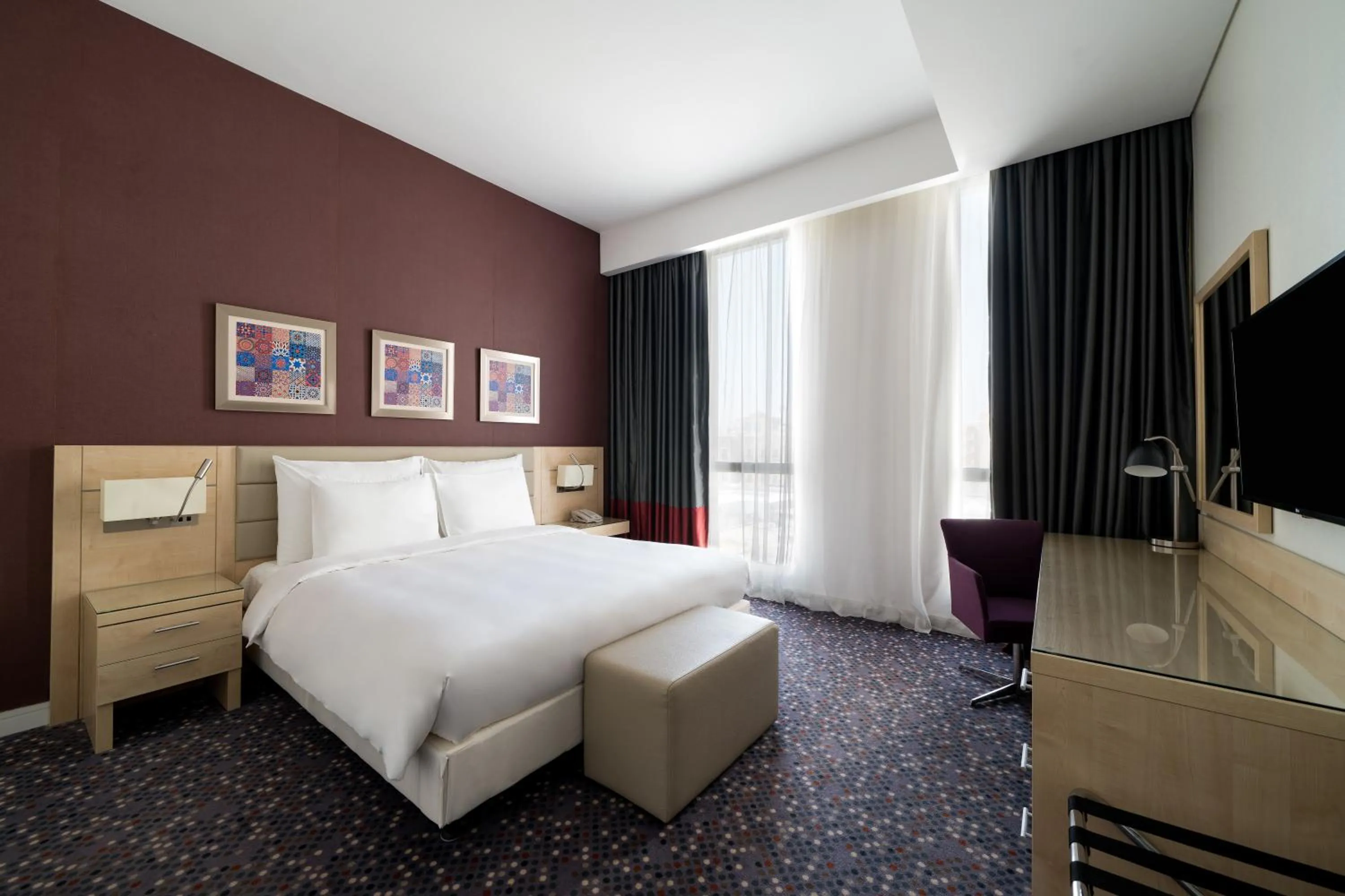 Bed in SAS Residence & Hotel Dhahran