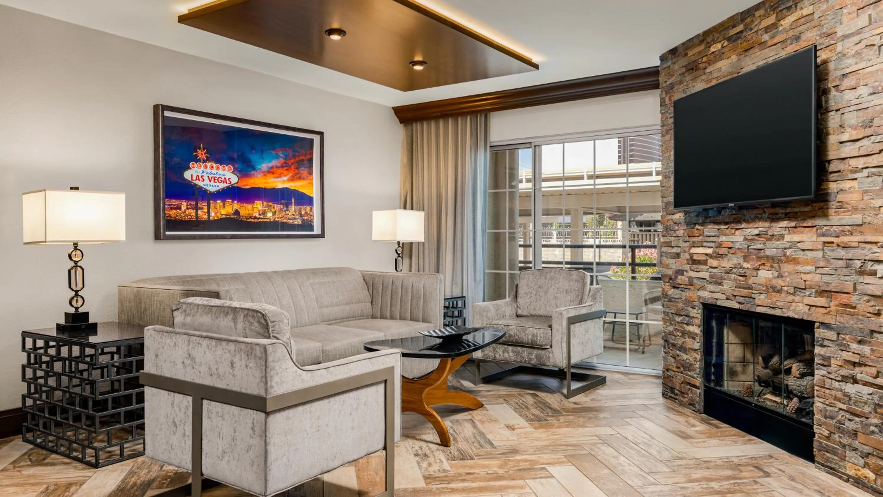 Living room in Holiday Inn Club Vacations at Desert Club Resort