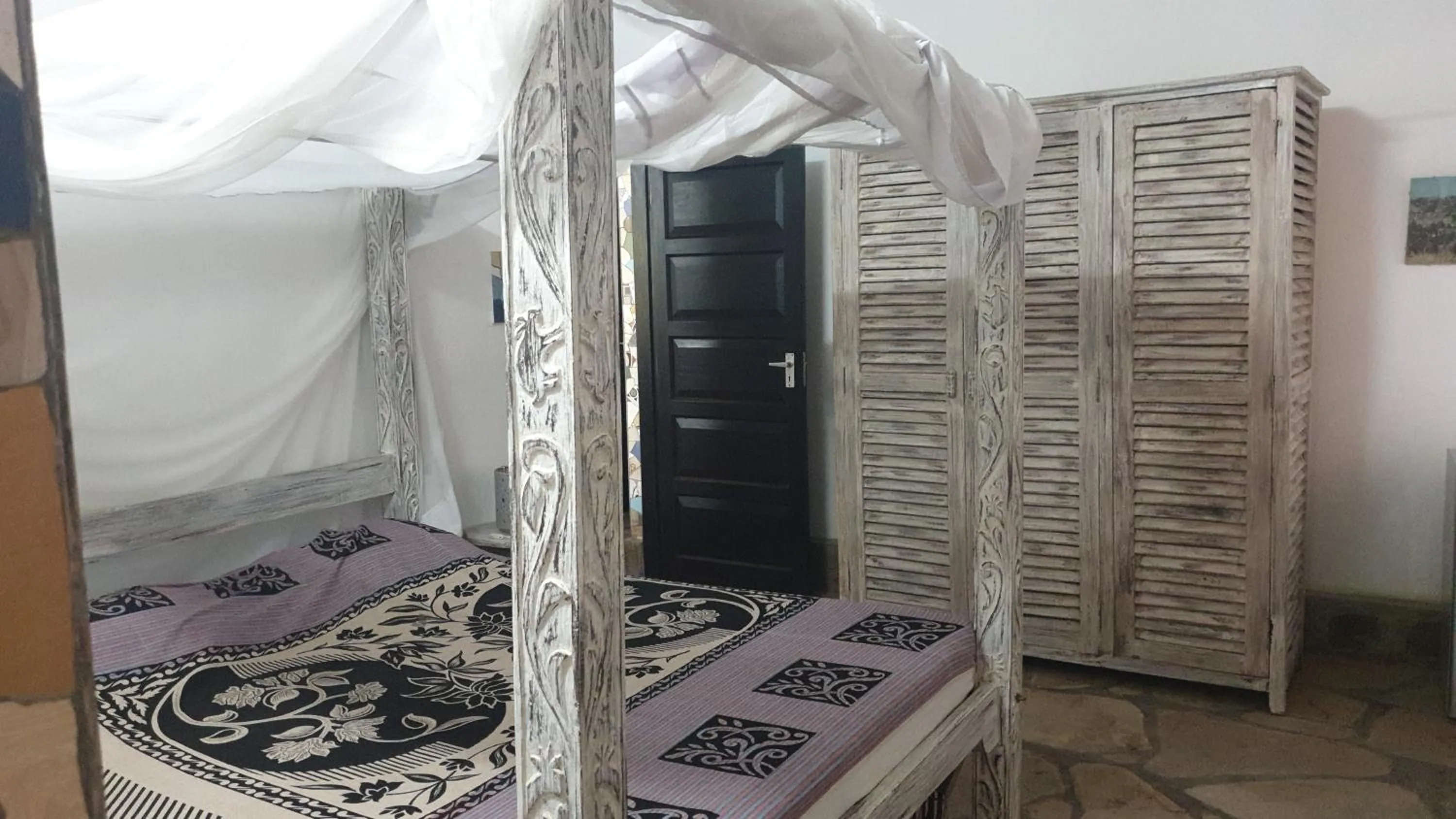 Bed in Marijani Holiday Resort