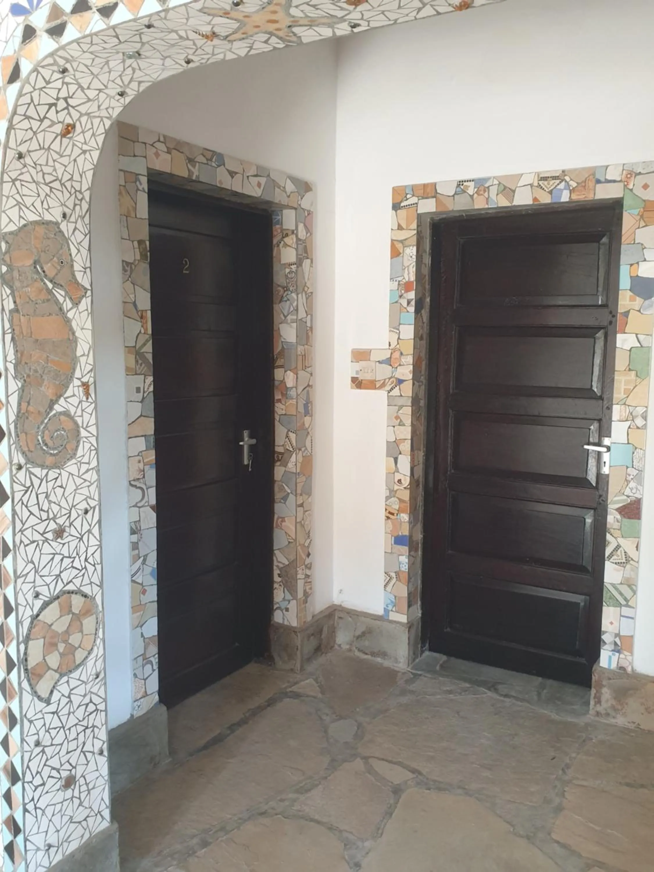 Decorative detail in Marijani Holiday Resort