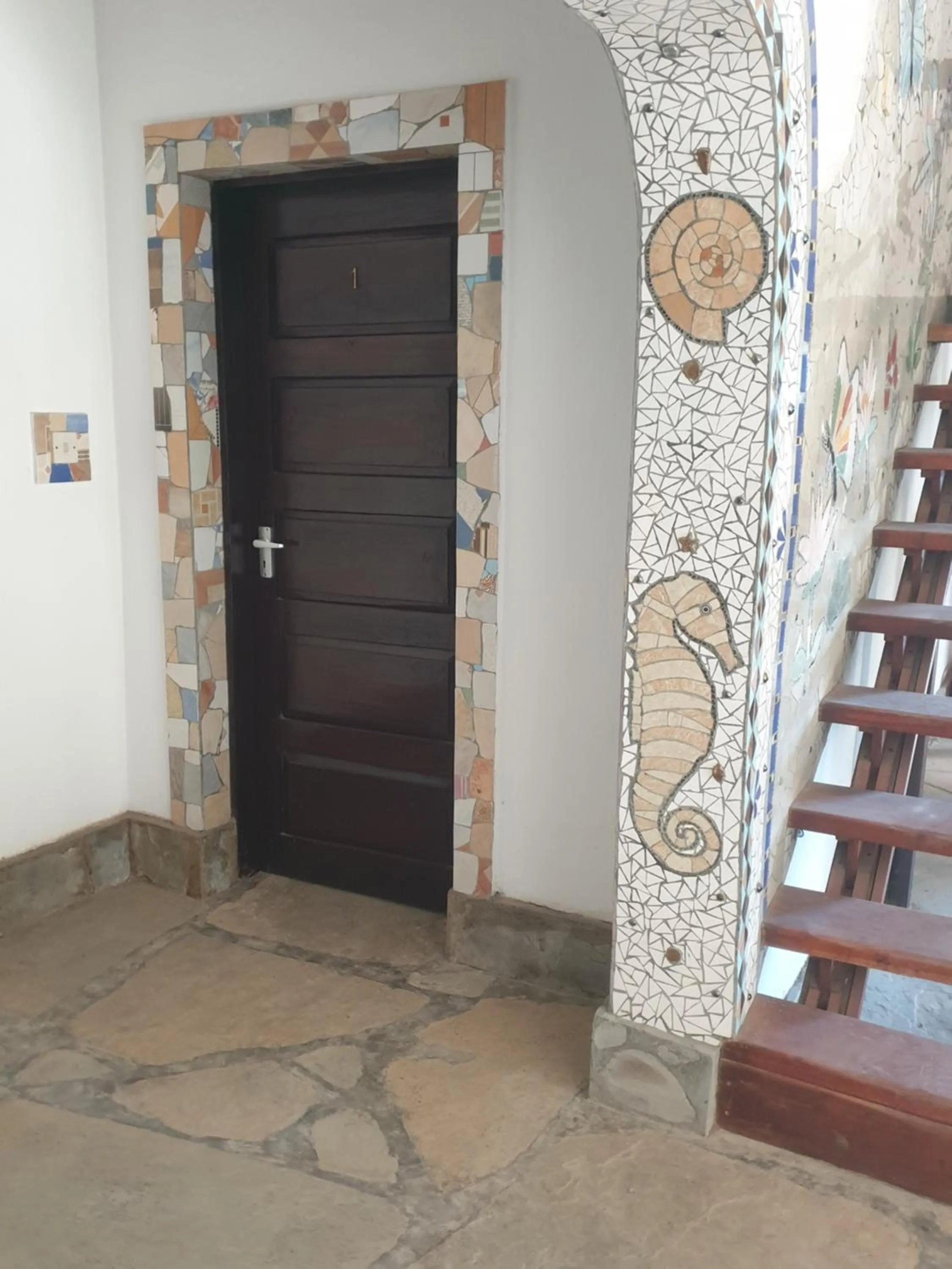 Decorative detail in Marijani Holiday Resort