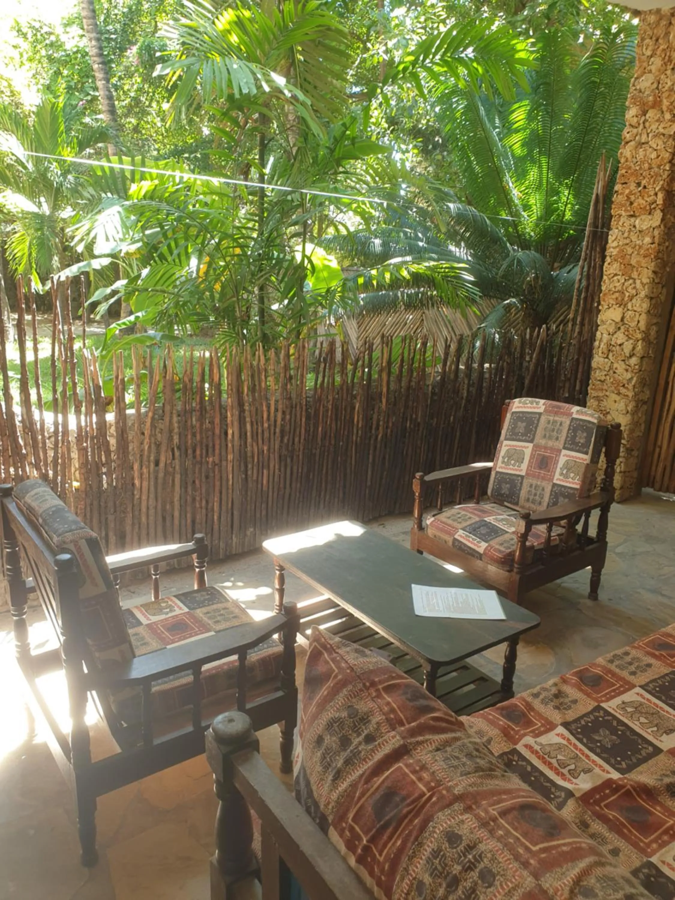 Patio in Marijani Holiday Resort