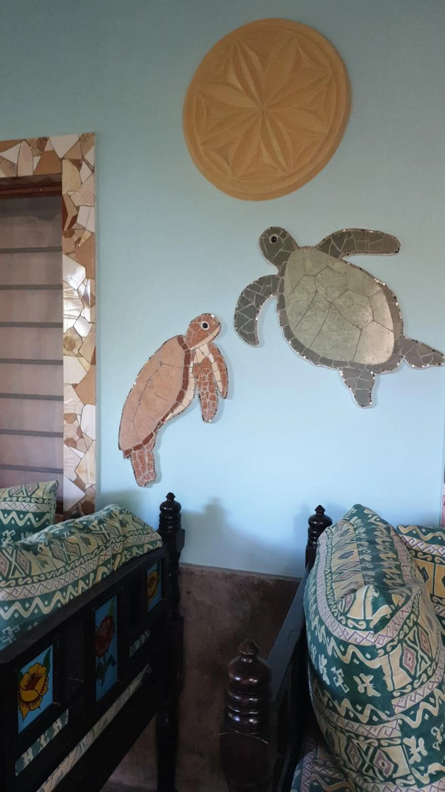 Balcony/Terrace, Bed in Marijani Holiday Resort