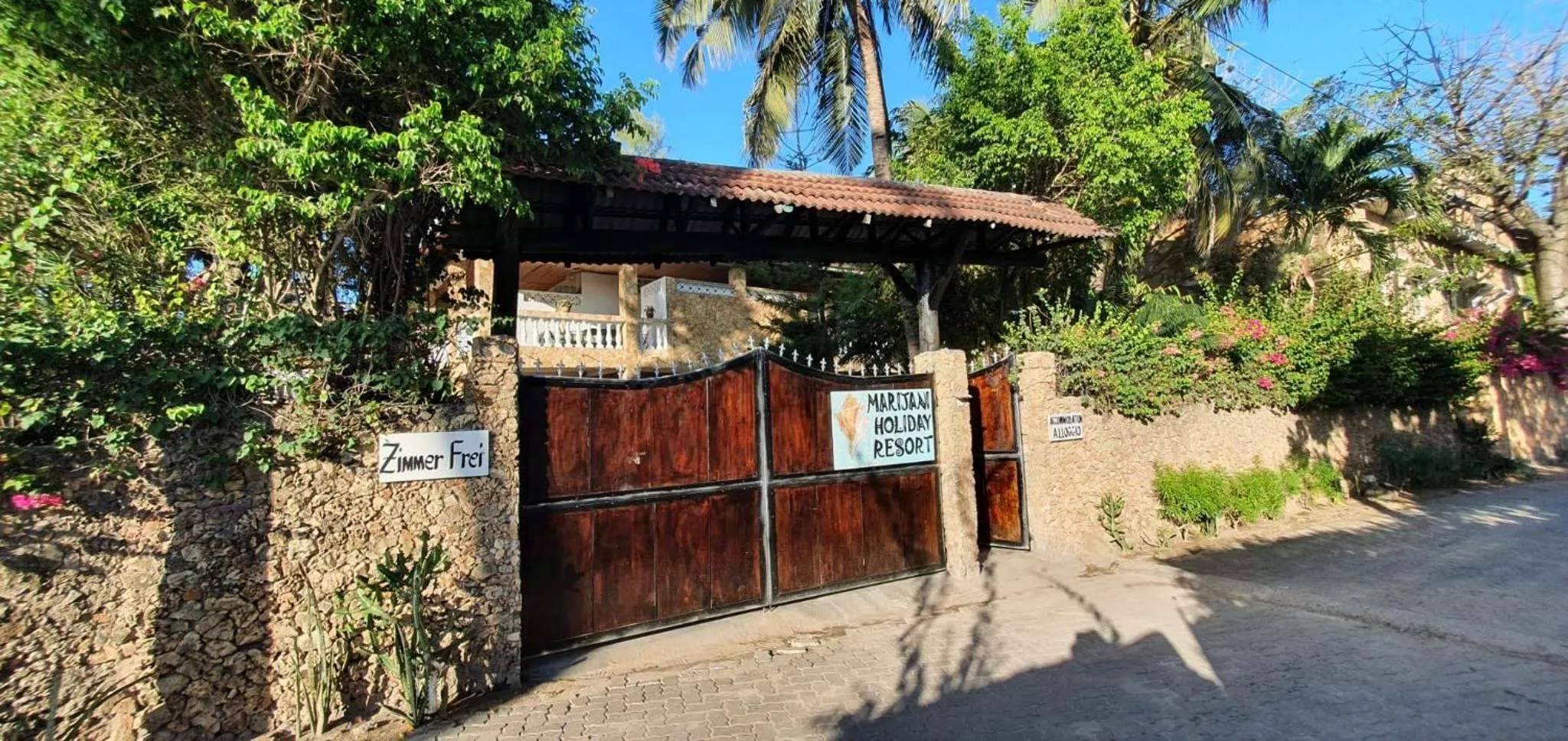 Facade/entrance in Marijani Holiday Resort