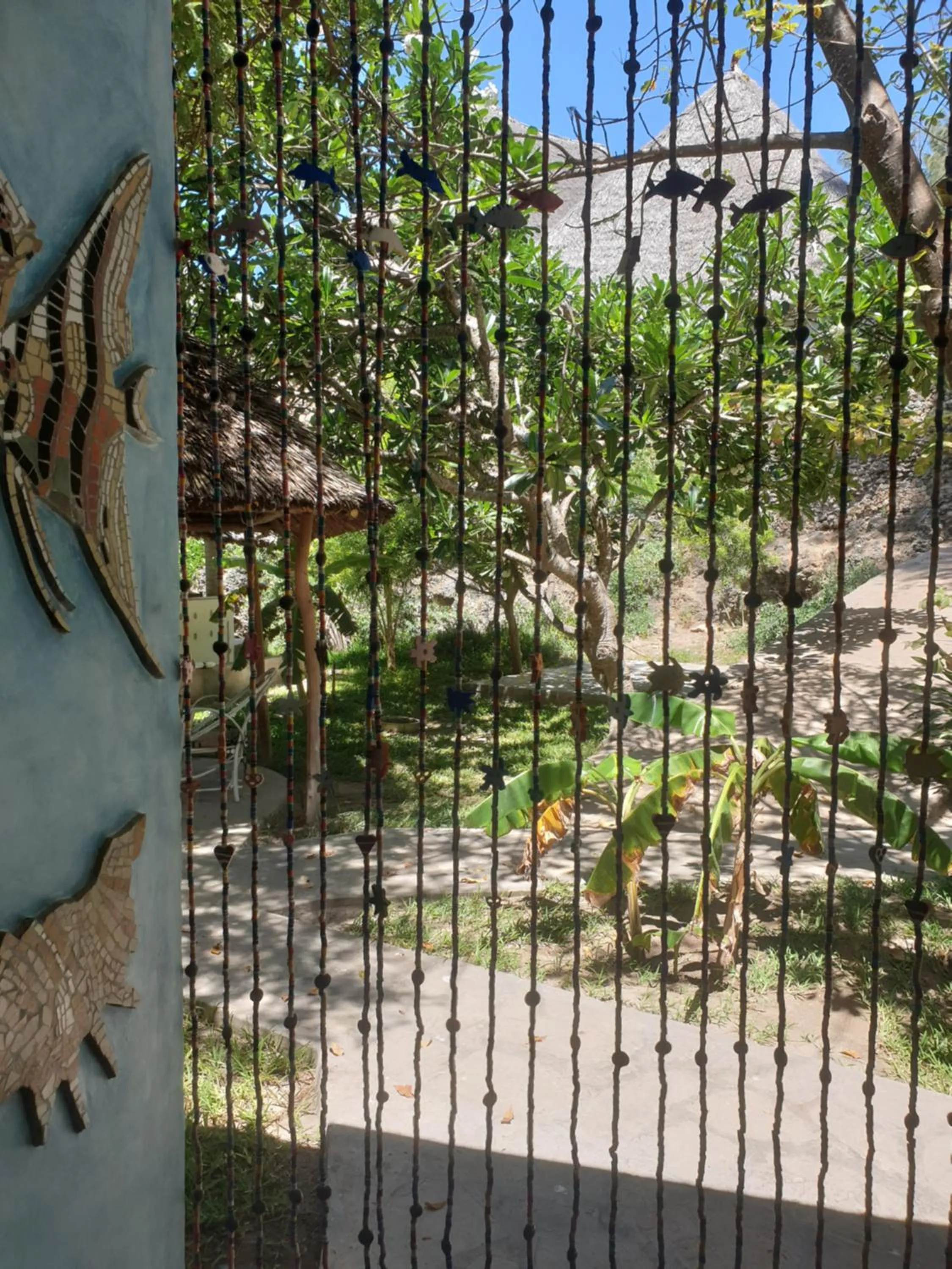 Decorative detail in Marijani Holiday Resort