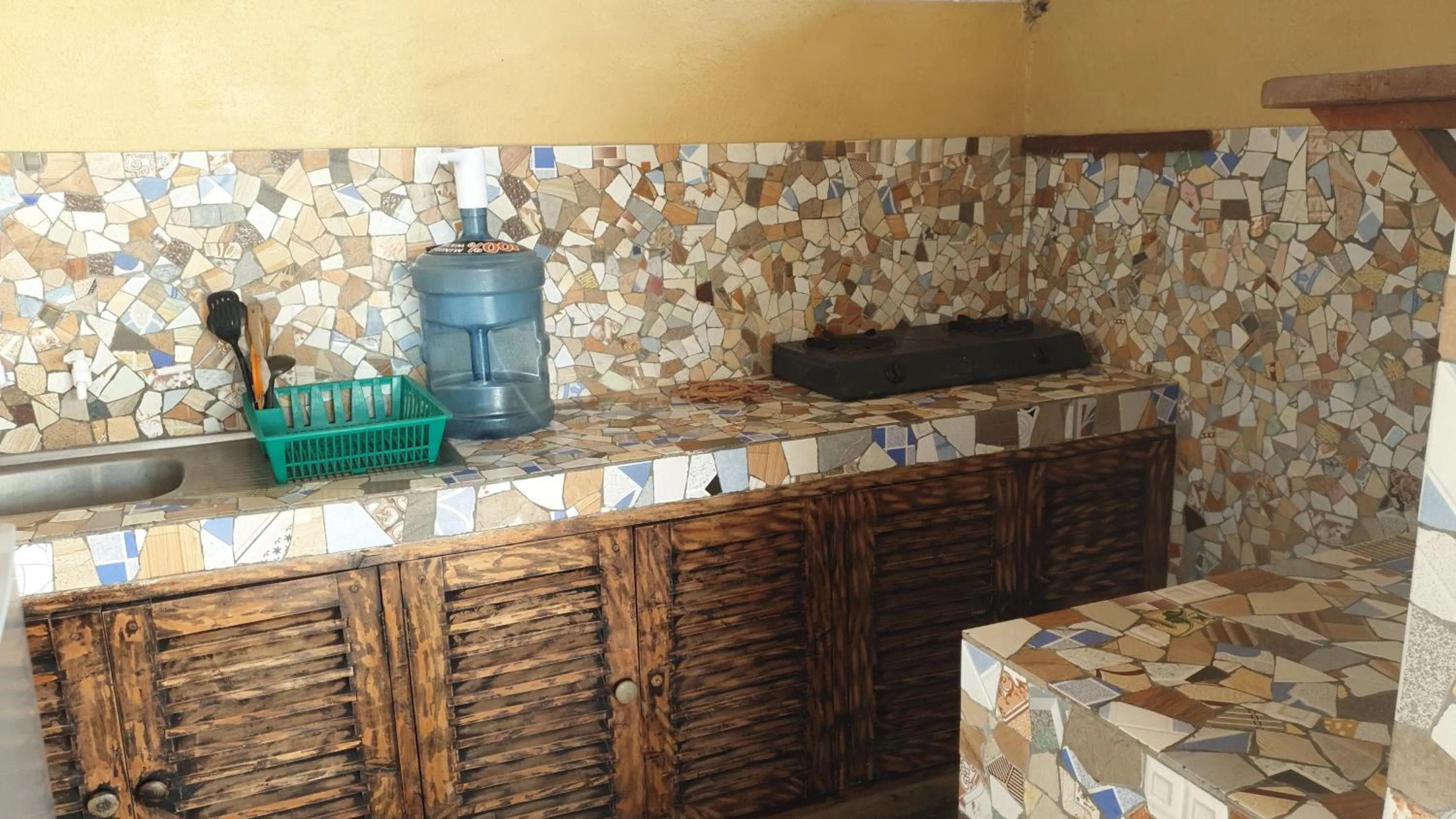 Kitchen or kitchenette in Marijani Holiday Resort