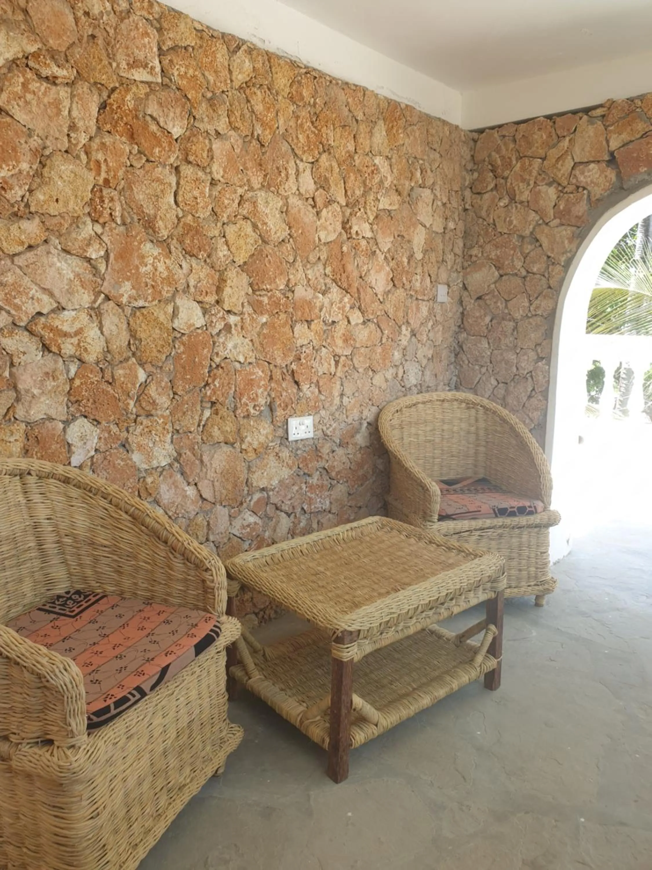 Seating area in Marijani Holiday Resort