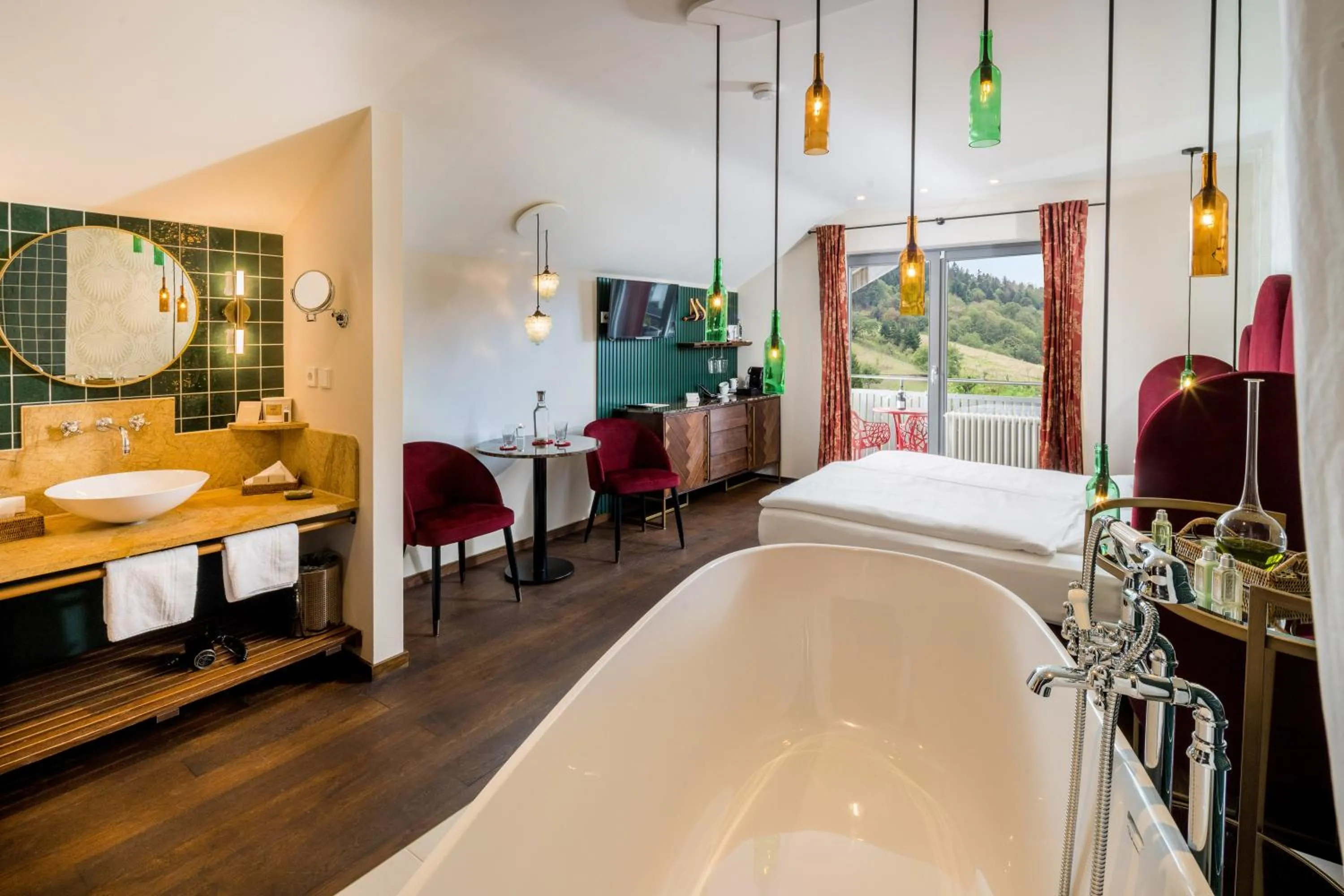 Bed in Hotel Heiligenstein