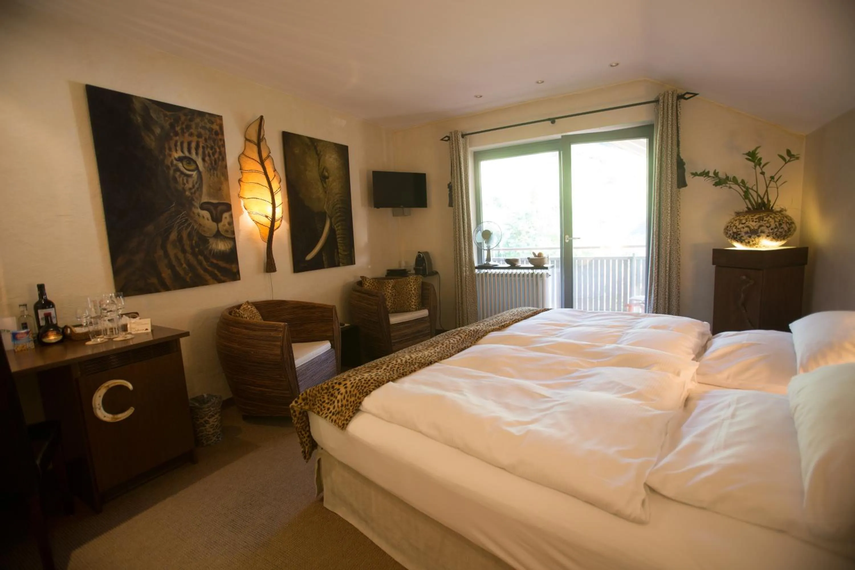 Bed in Hotel Heiligenstein