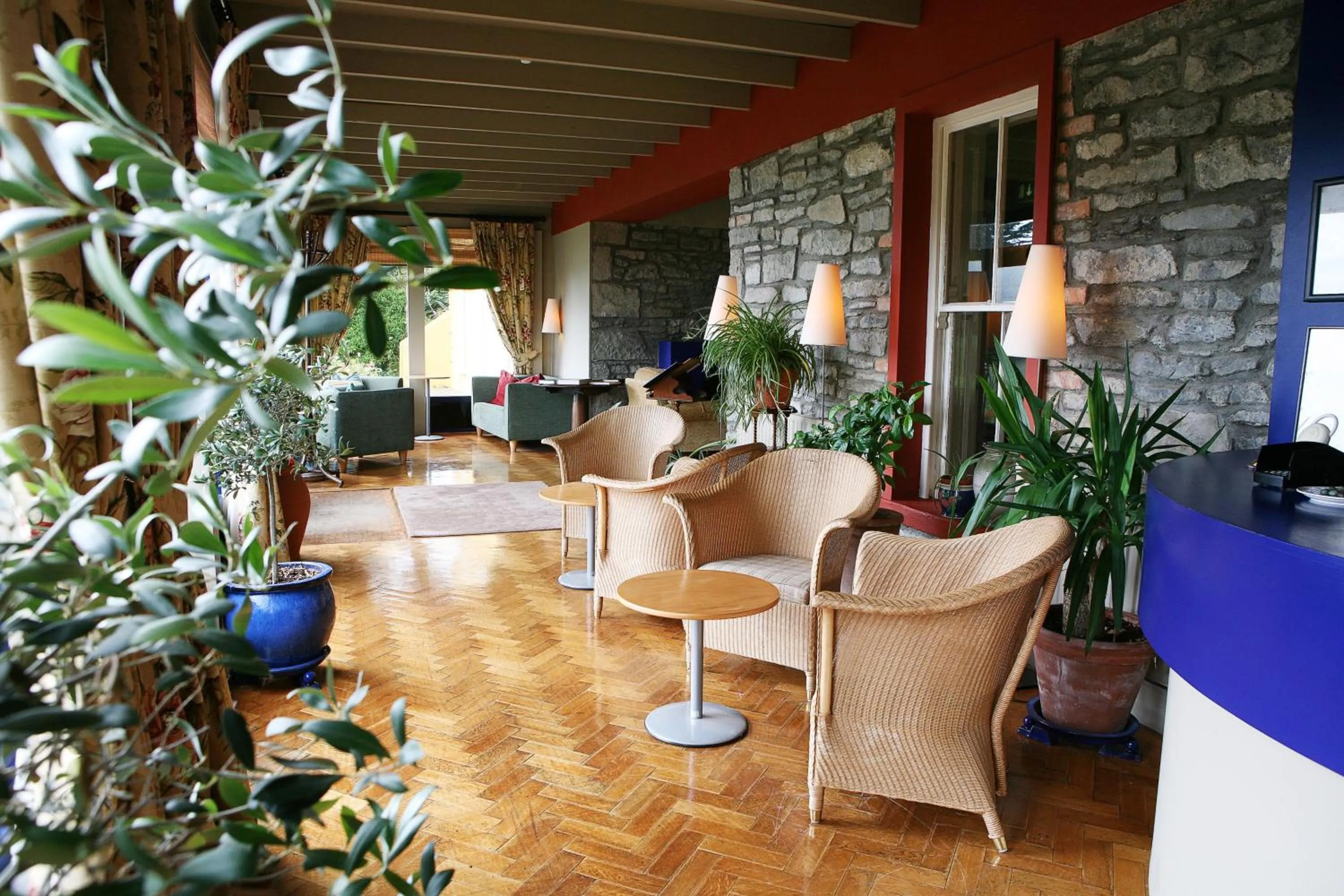 Seating area in Sheedy's Boutique Hotel