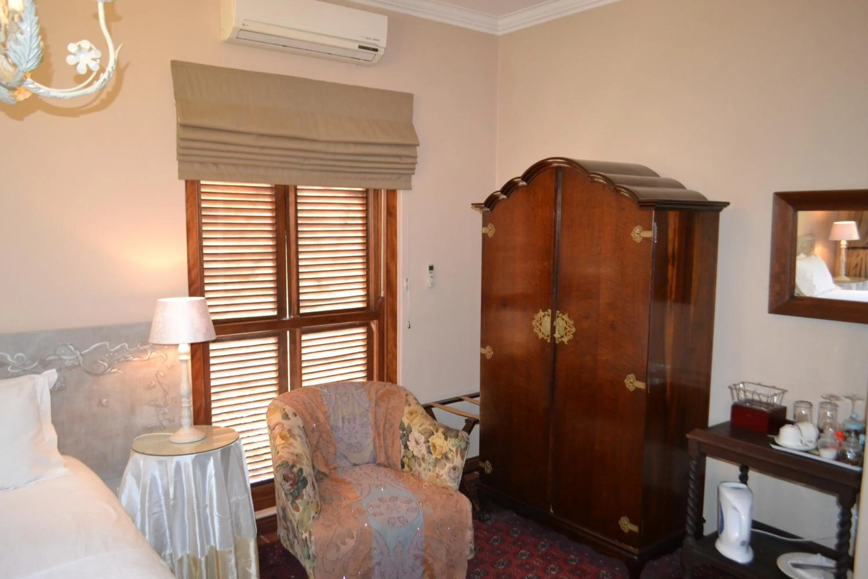 Seating area in Foxwood House Boutique Hotel