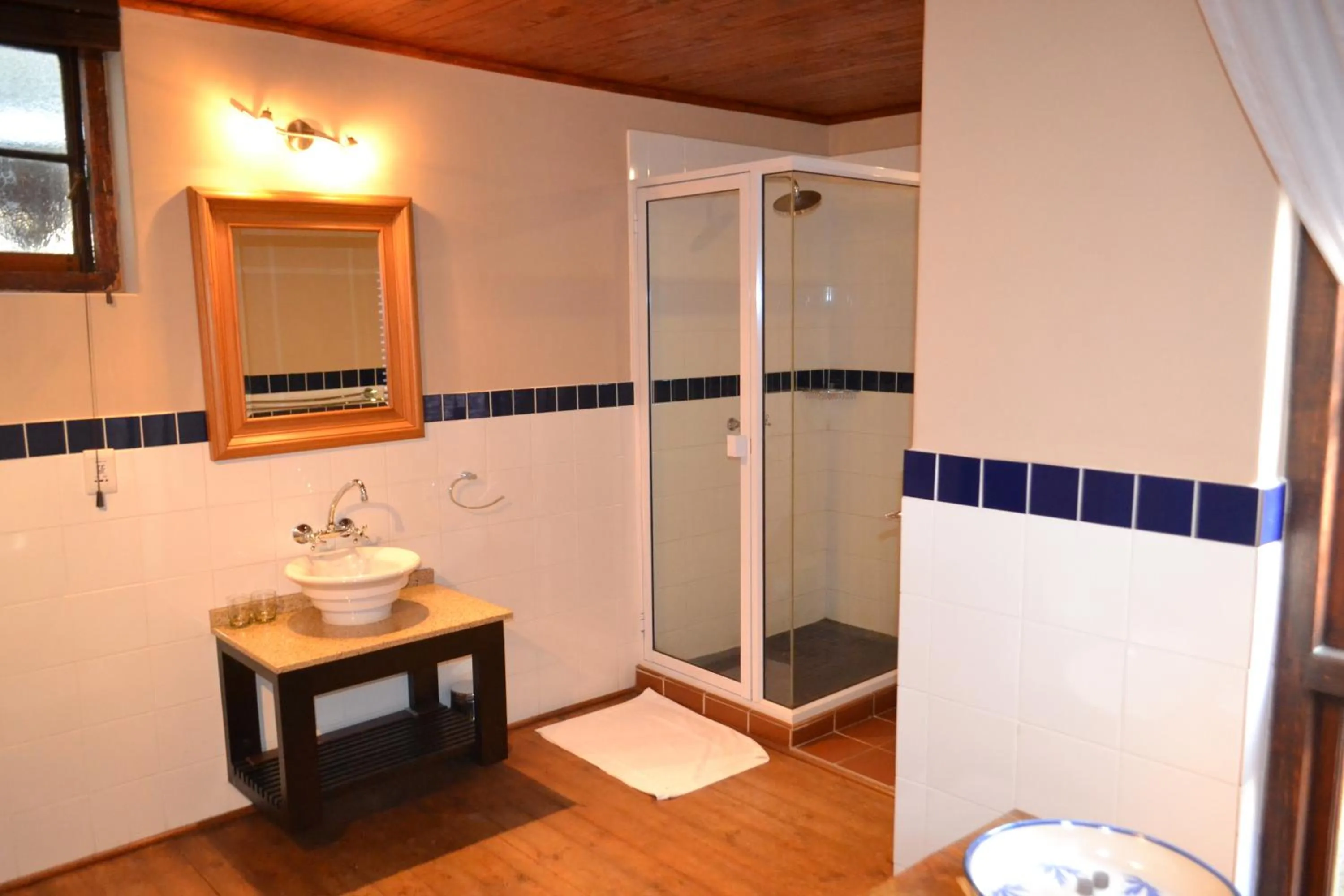 Shower in Foxwood House Boutique Hotel