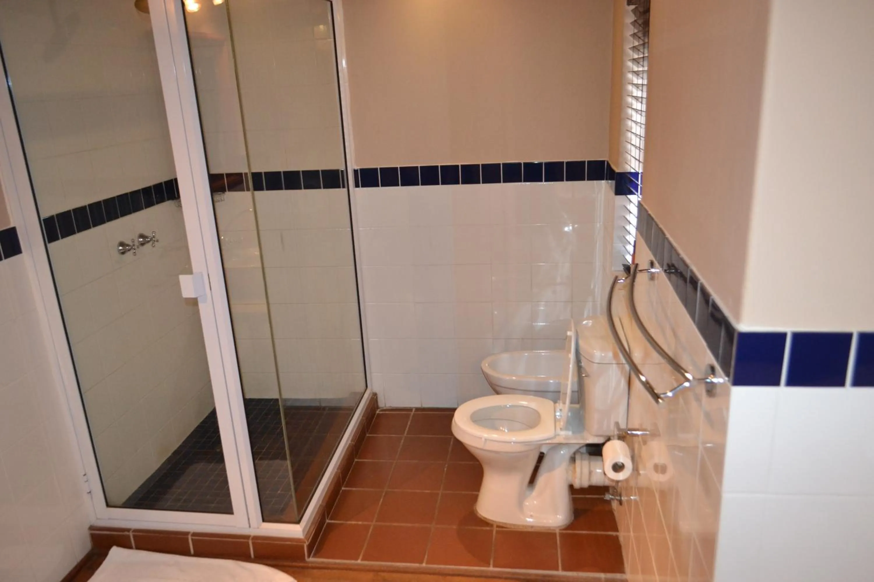 Shower in Foxwood House Boutique Hotel