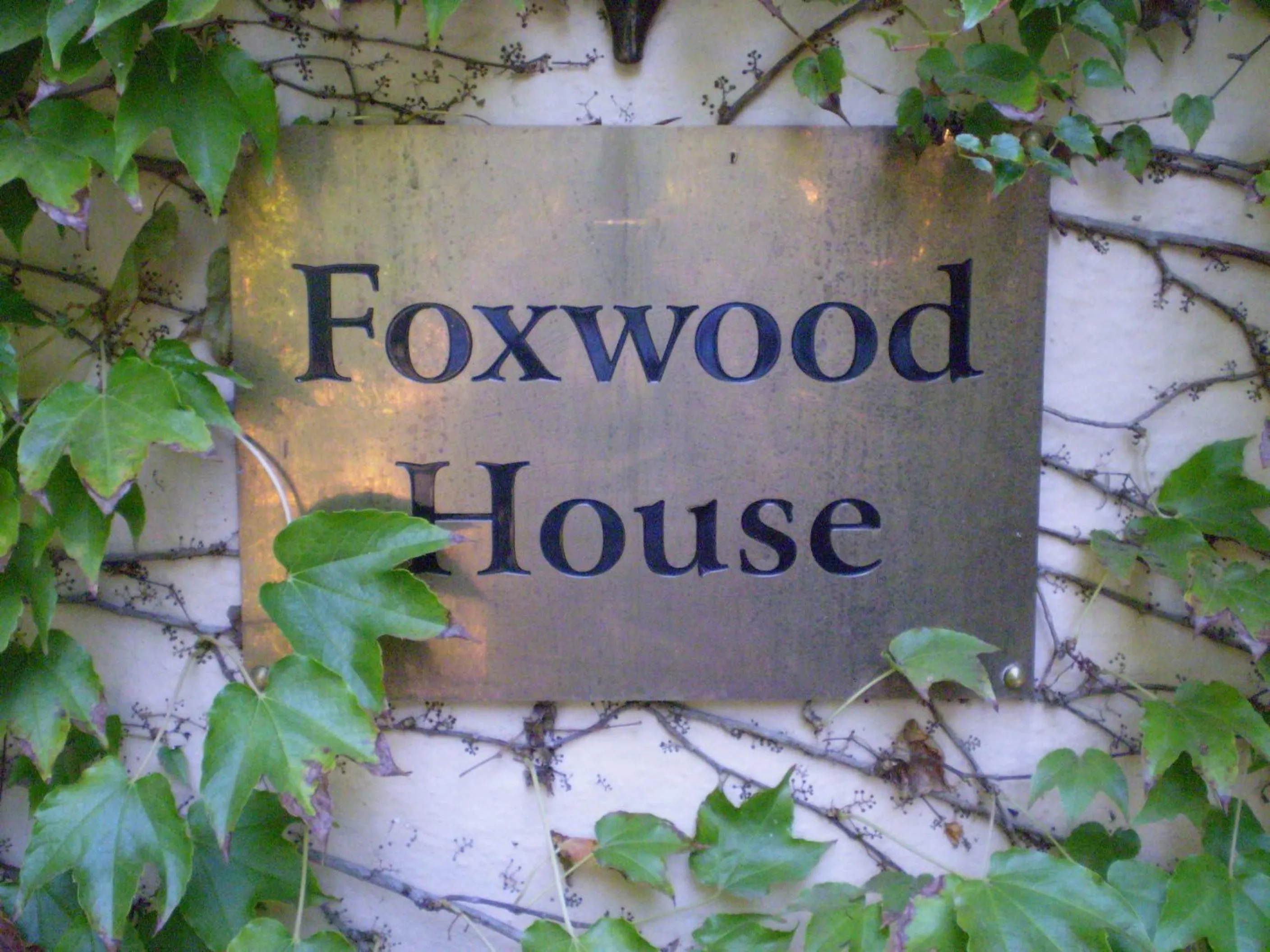 Property logo or sign in Foxwood House Boutique Hotel