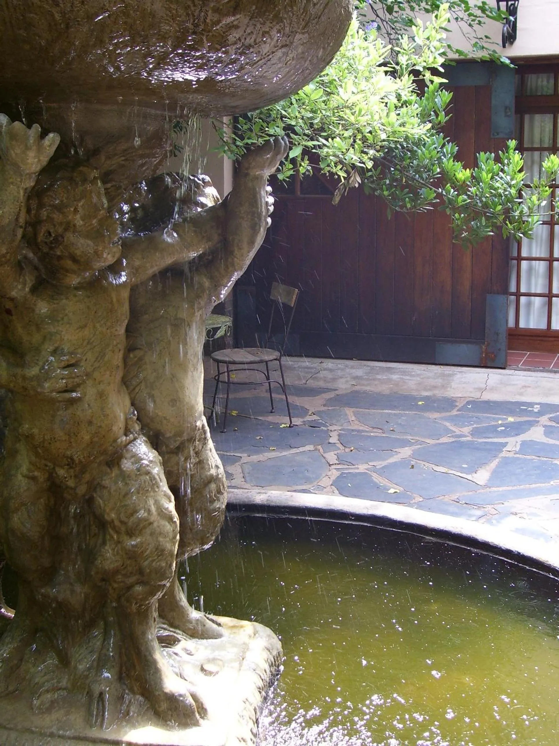 Patio in Foxwood House Boutique Hotel