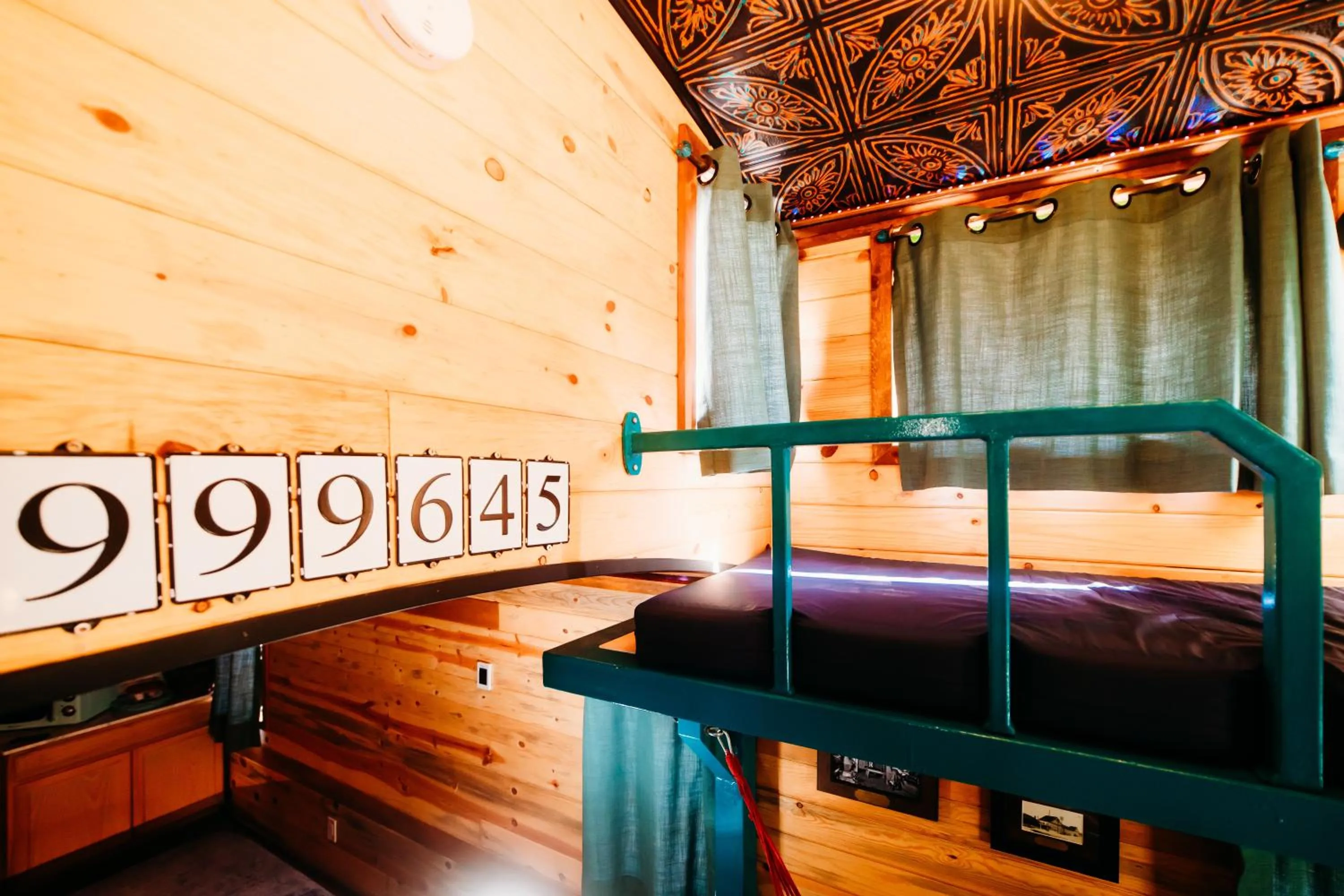 Bed in La Junta Colorado Cabins