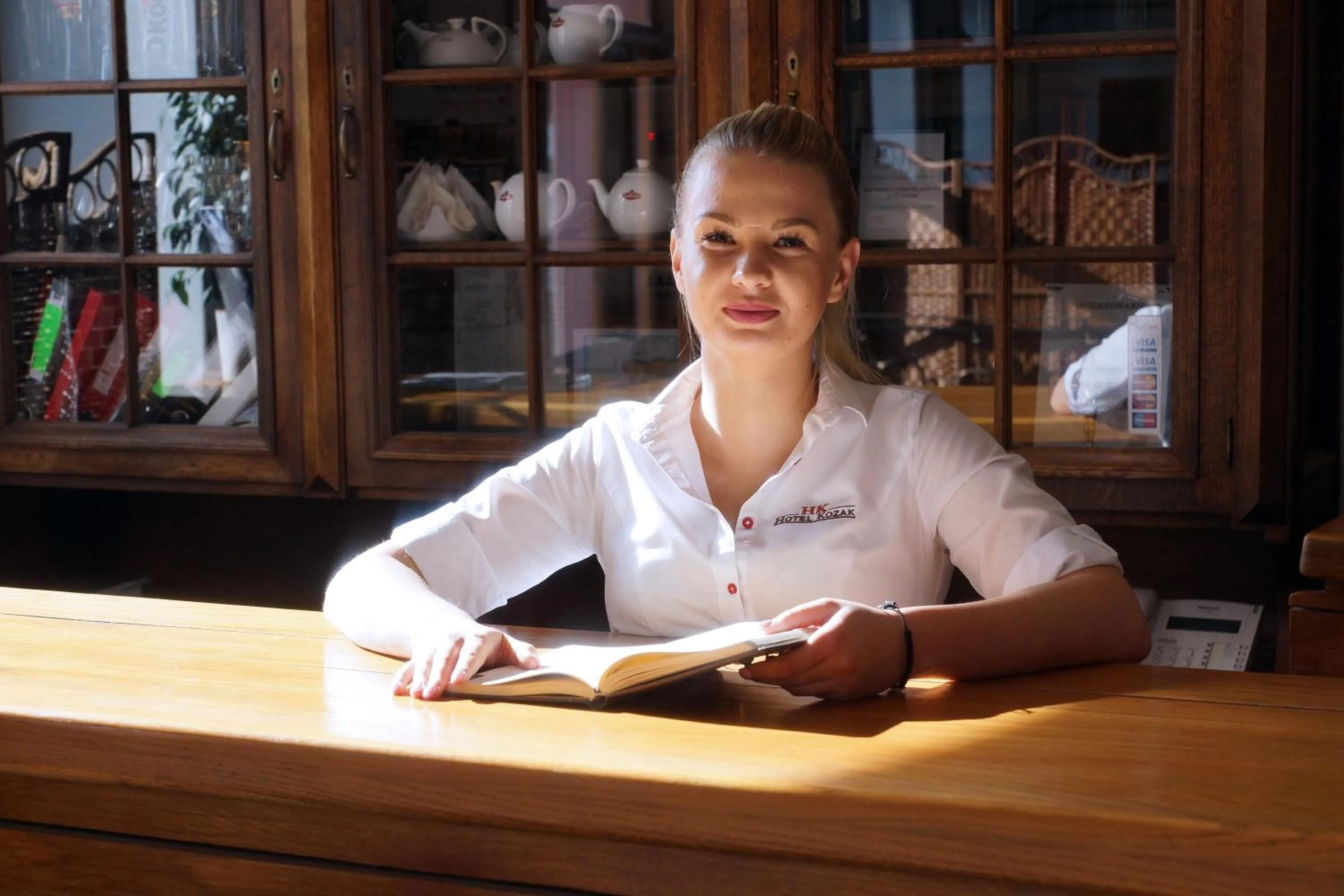 Lobby or reception in Hotel Kozak