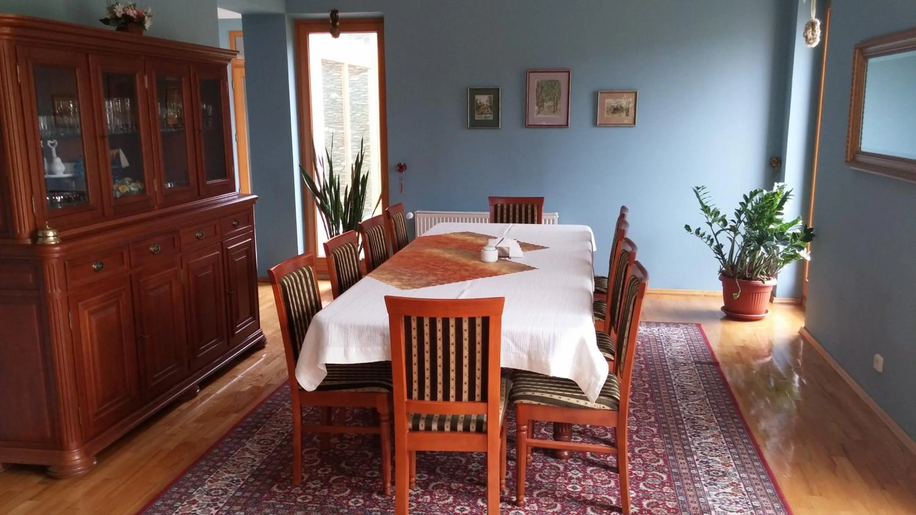 Dining area, Bed in Gospodarstwo Agroturystyczne-Pensjonat SAD