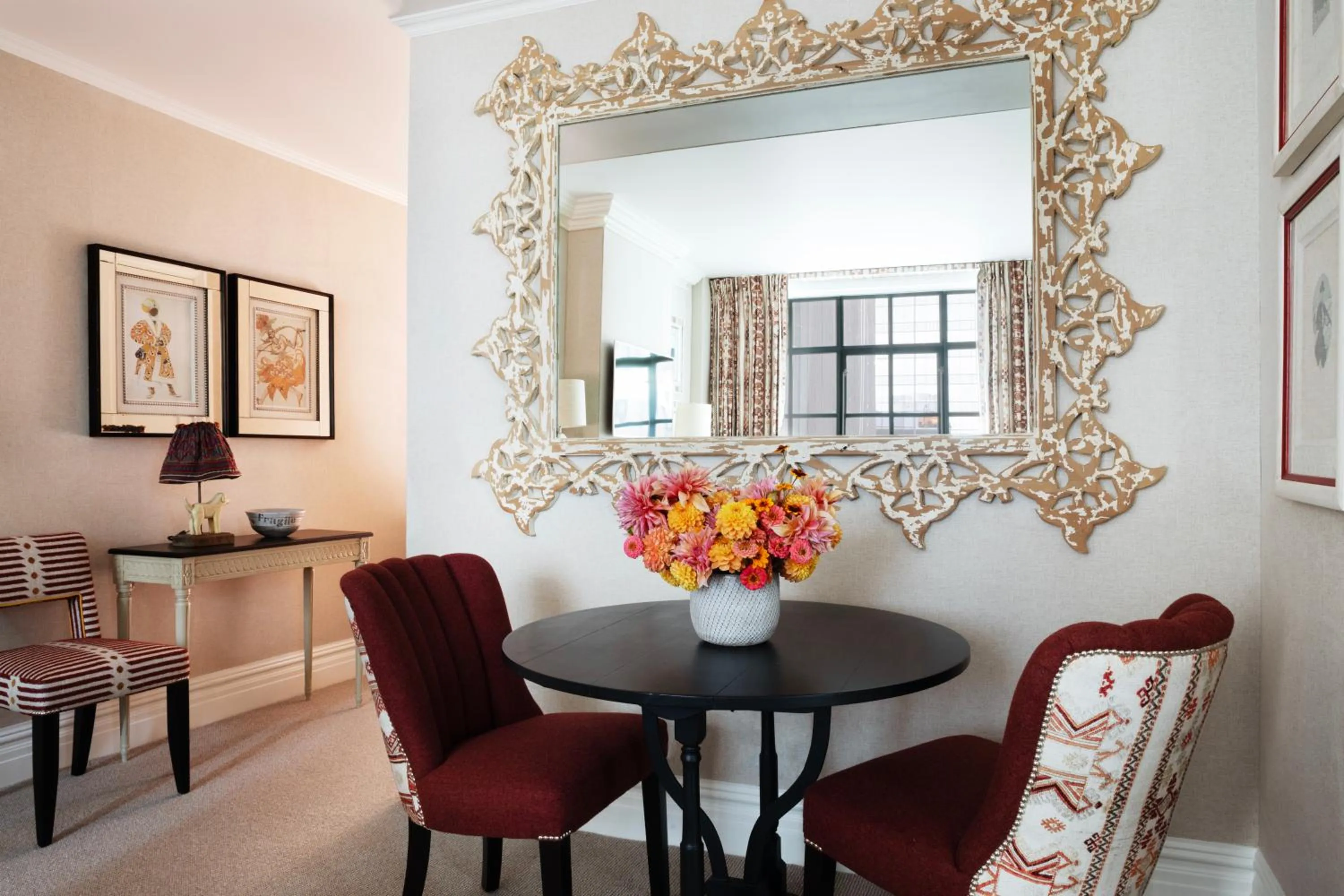 Seating area in The Whitby Hotel