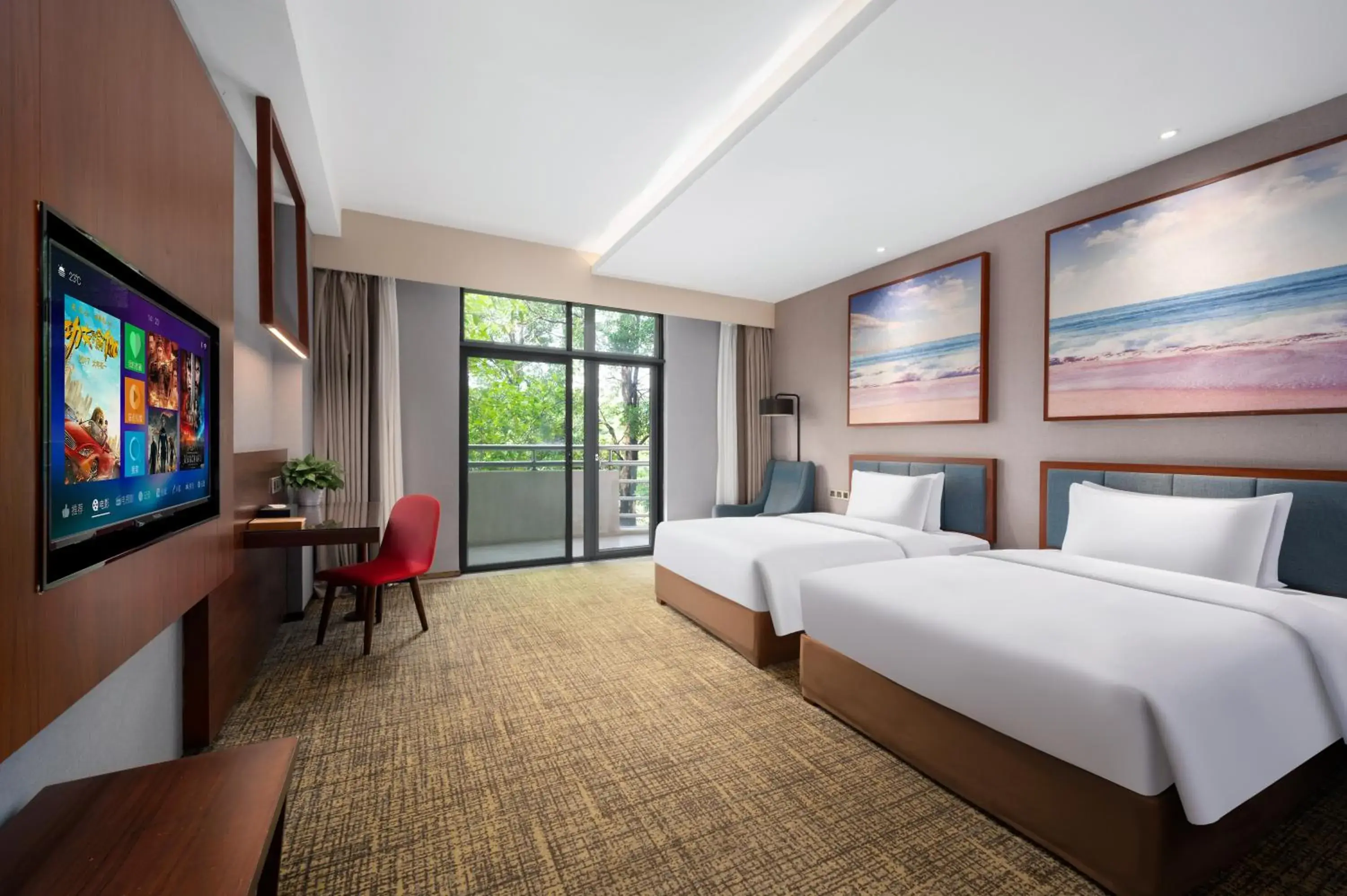 Deluxe Twin Room in Ausotel Smart Baiyun International Airport T2-Free 24-hour airport pick-up Deluxe Twin Room in Ausotel Smart Baiyun International Airport T2-Free 24-hour airport pick-up