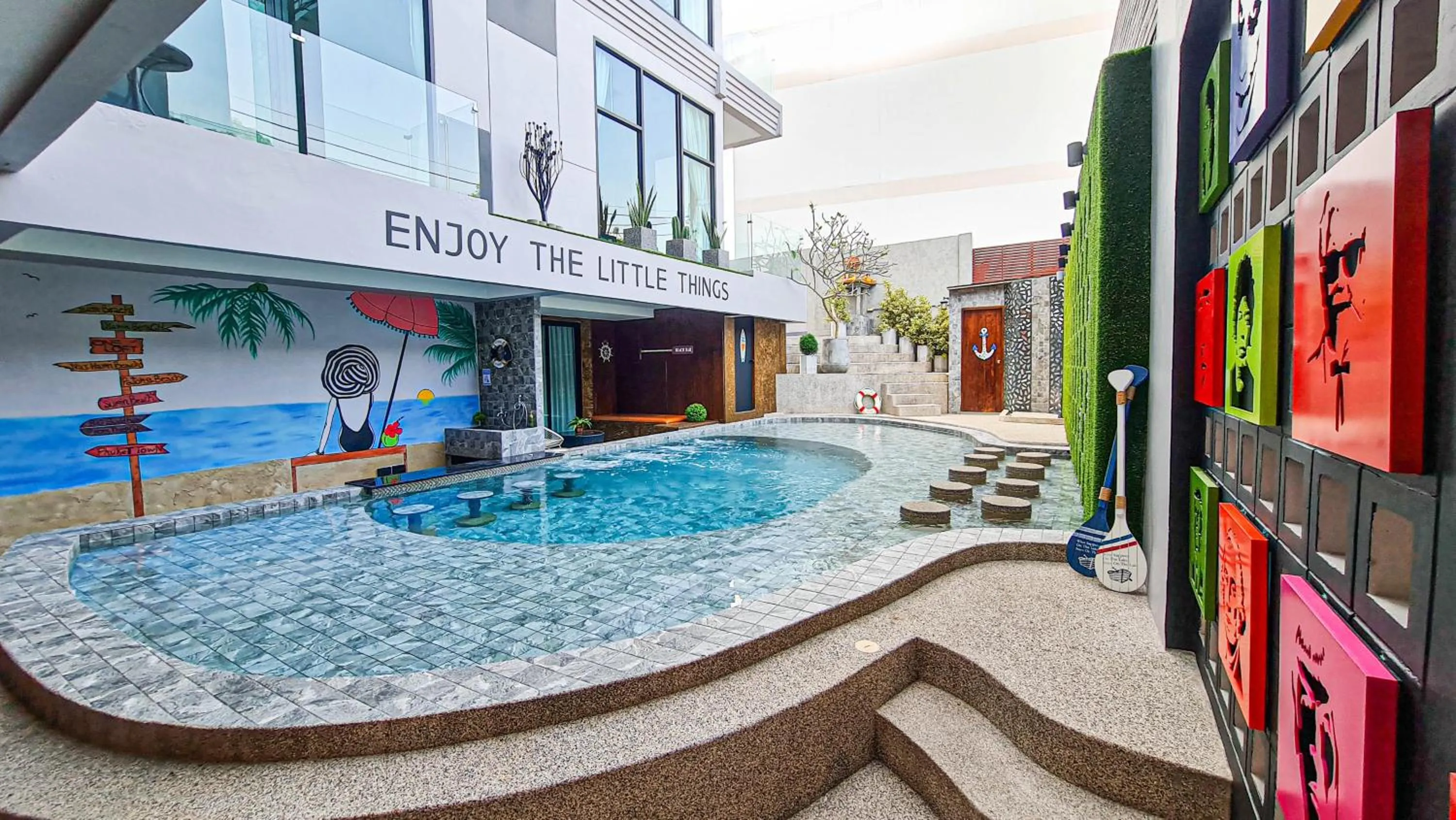 Swimming pool in OneLoft Hotel