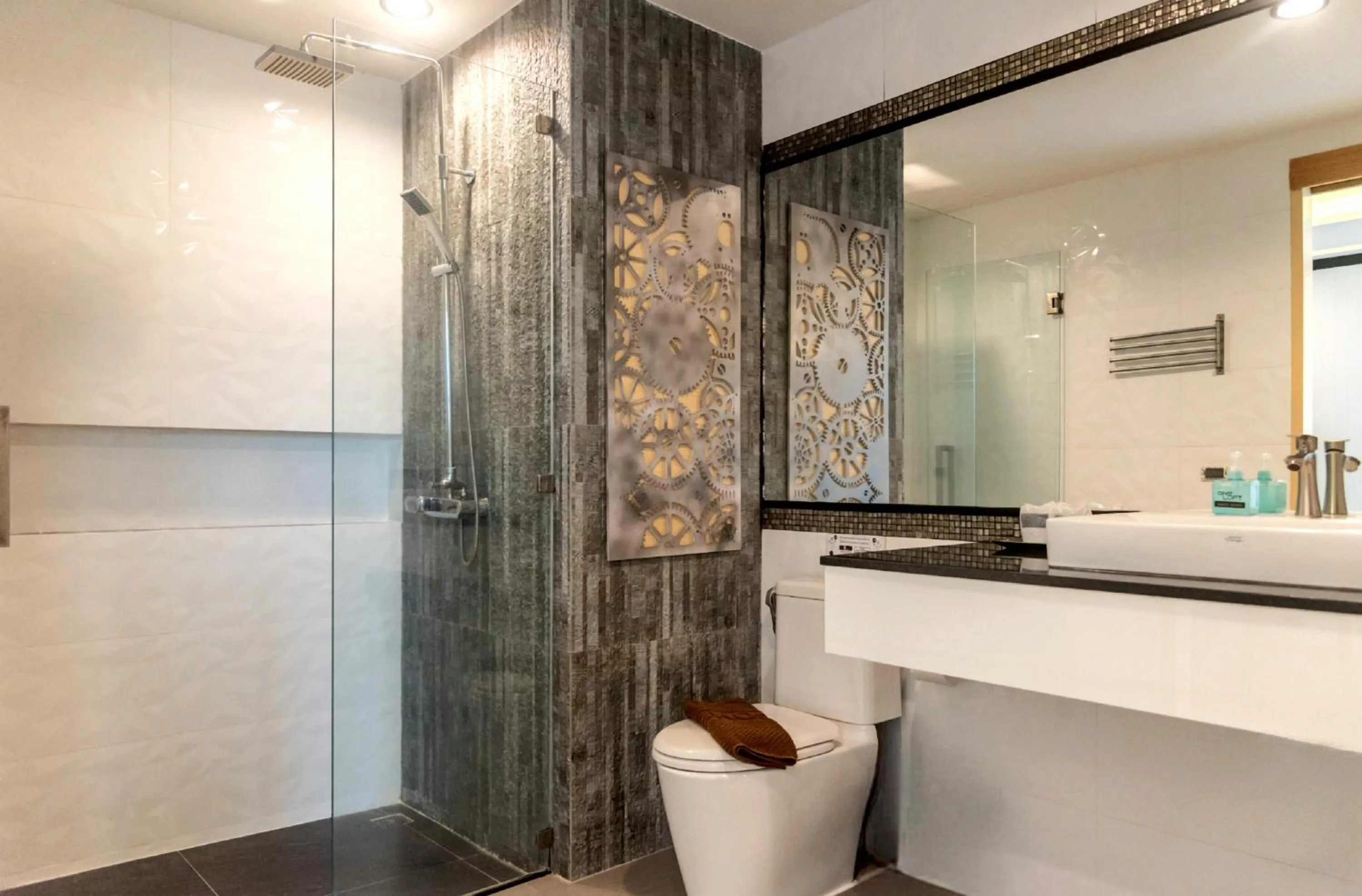 Shower in OneLoft Hotel