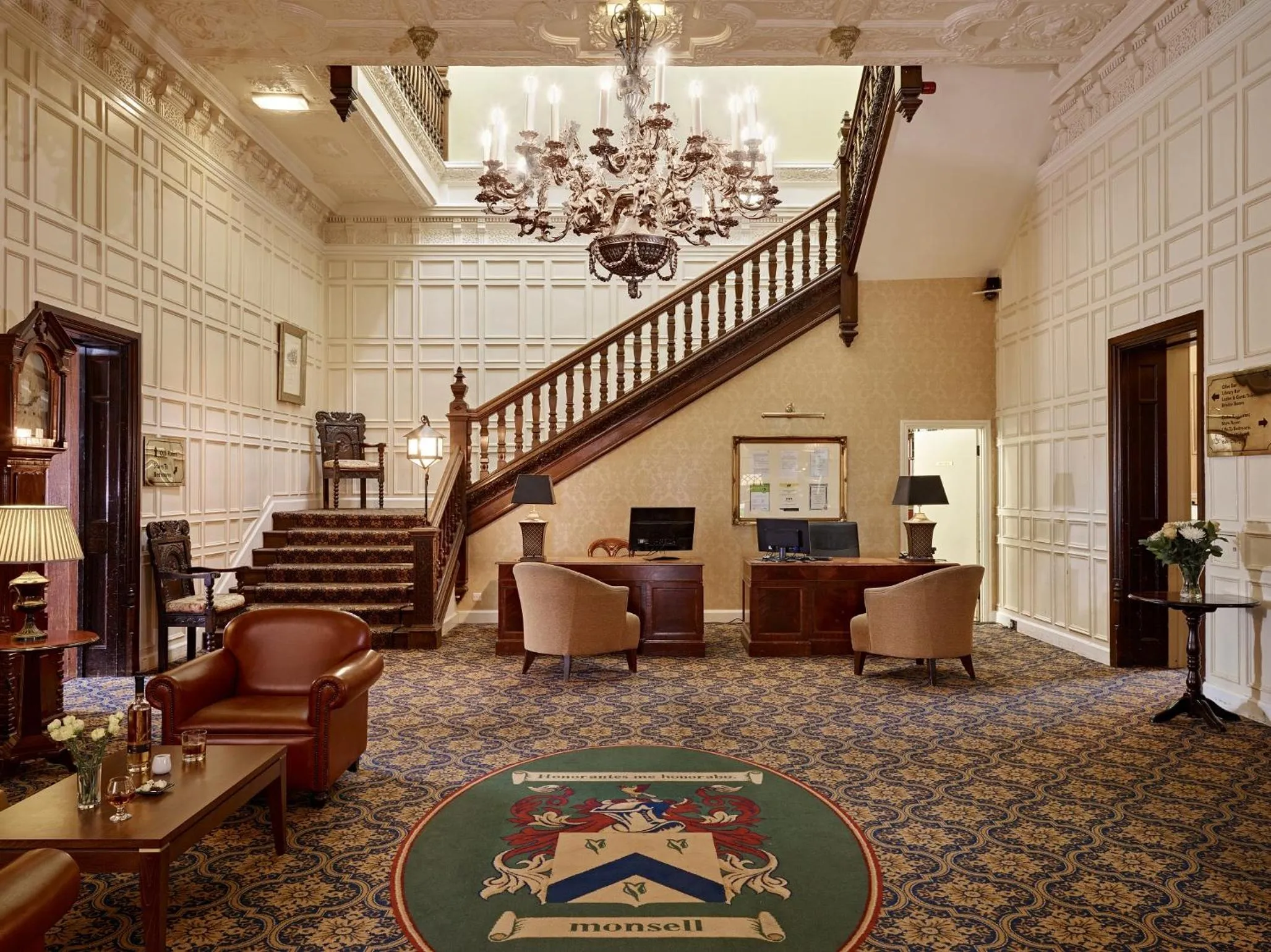 Facade/entrance in Dumbleton Hall Hotel